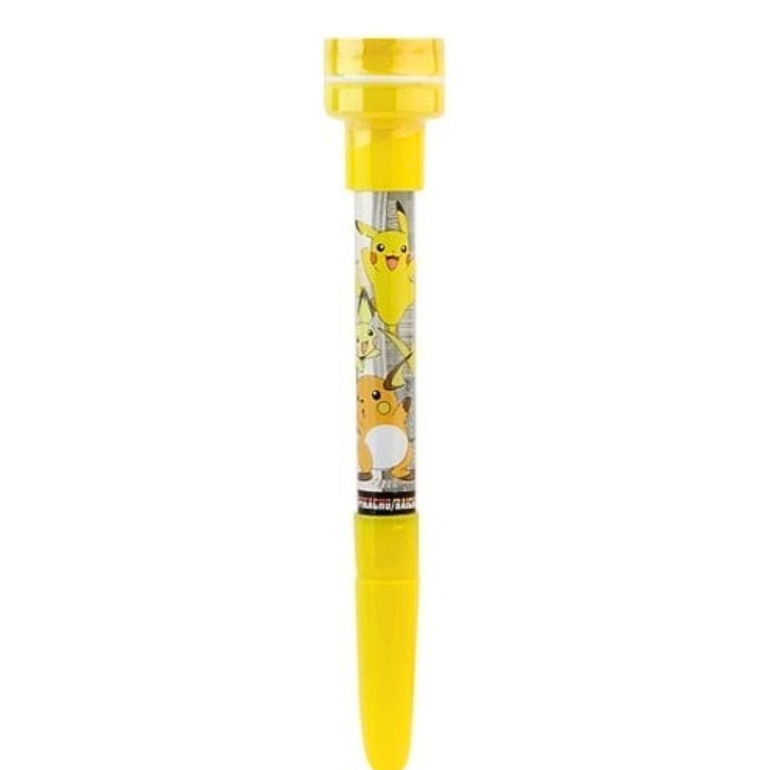 suebidou Kugelschreiber Pokémon Kugelschreiber mit Stempel und Seifenblasenstab