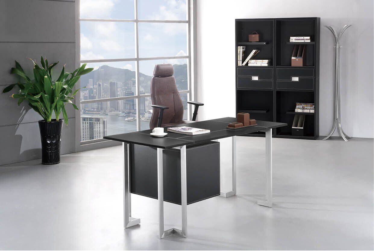 2tlg. Neu Möbel Set moderne Sofort Schreibtisch Designer (3-St) Schreibtisch Aktenschrank JVmoebel