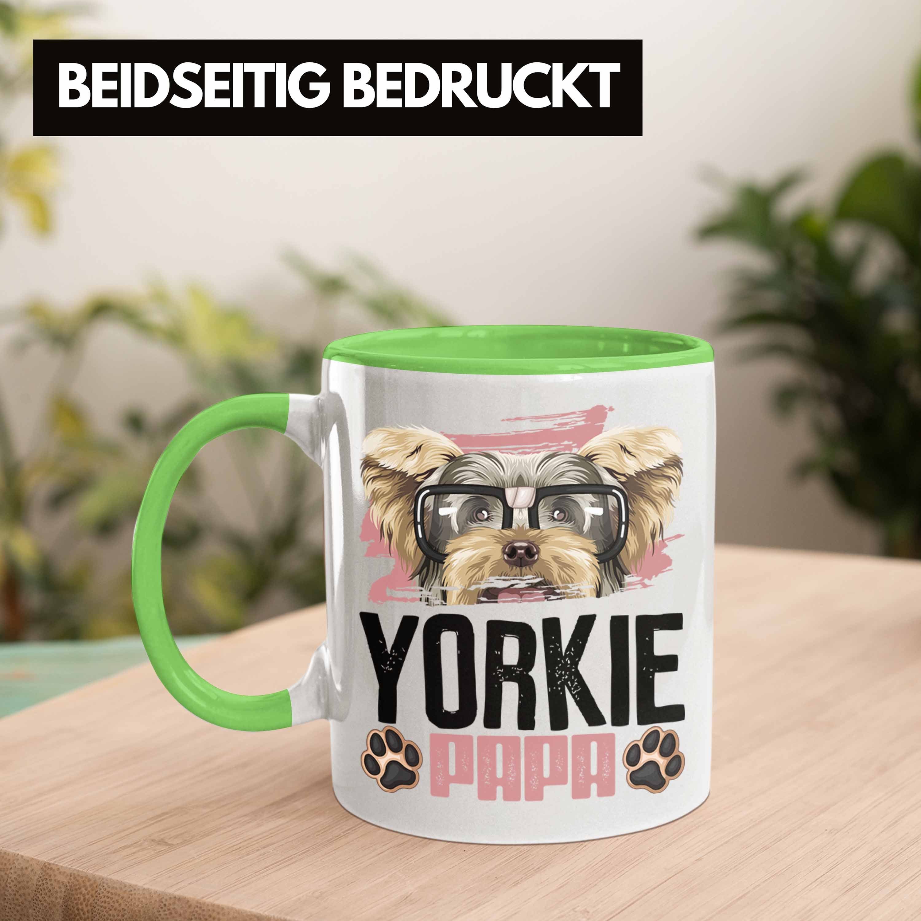 Spruch Geschenkidee Yorki Lustiger Yorkie Trendation Geschenk Tasse Besitzer Tasse Papa Grün