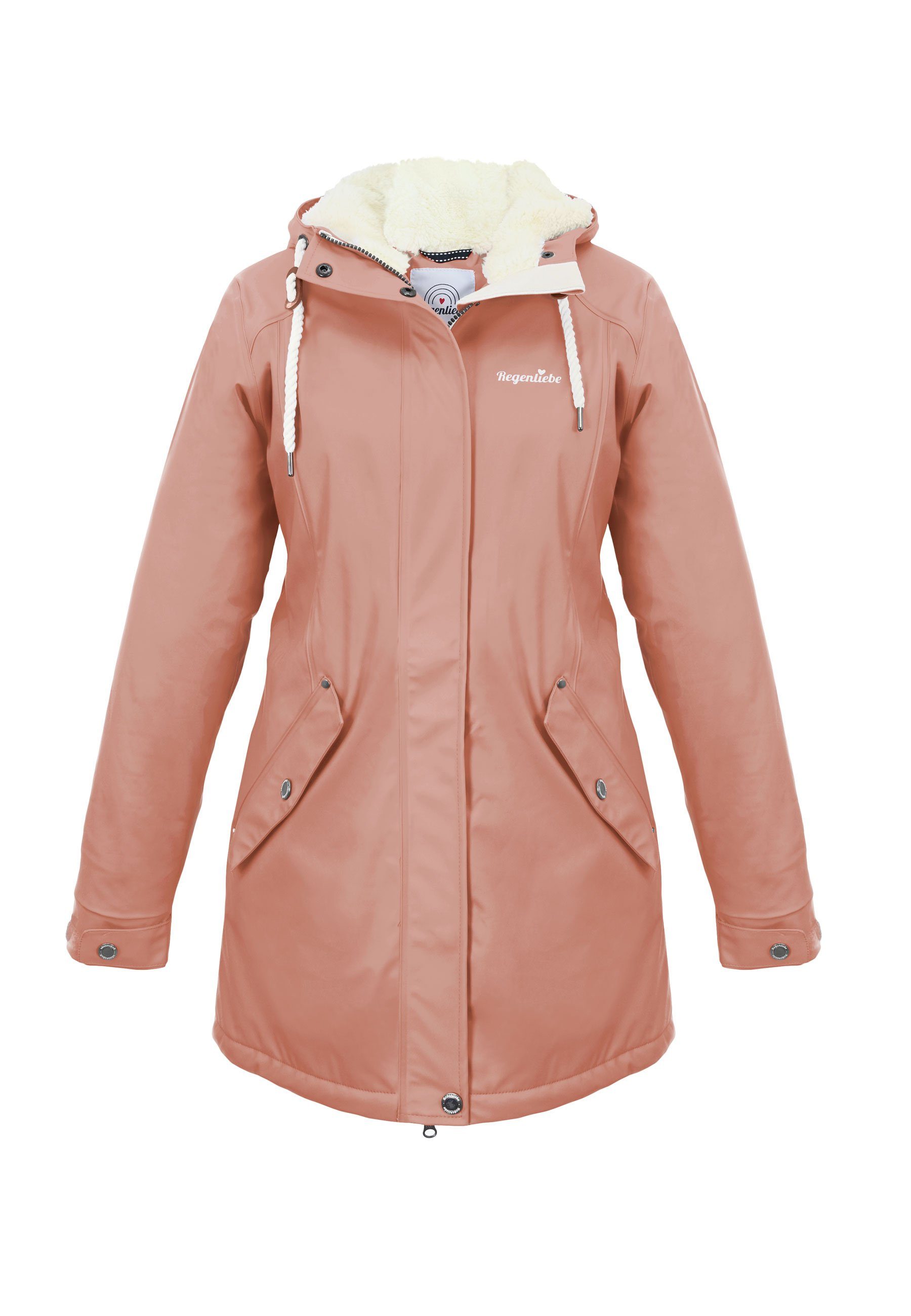 Regenliebe Winterjacke Friesennerz Regenparka mit Teddyfleece günstig online kaufen