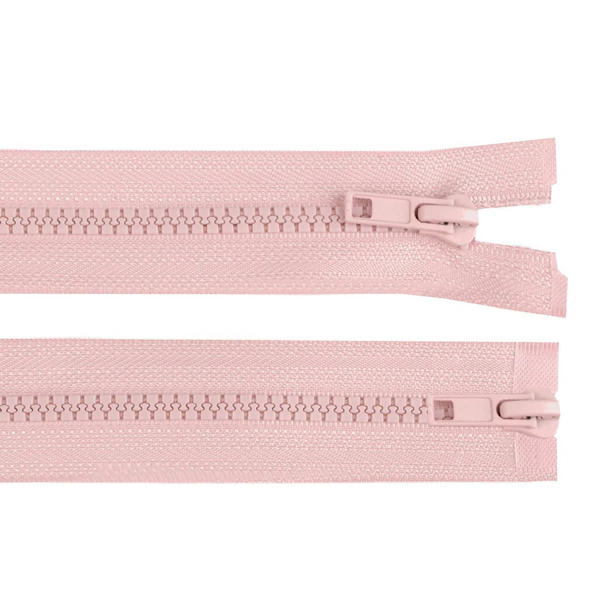 maDDma Reißverschluss 1 Reißverschluss 2-Wege 5mm 75cm teilbar Autolock Farbwahl, puderrosa