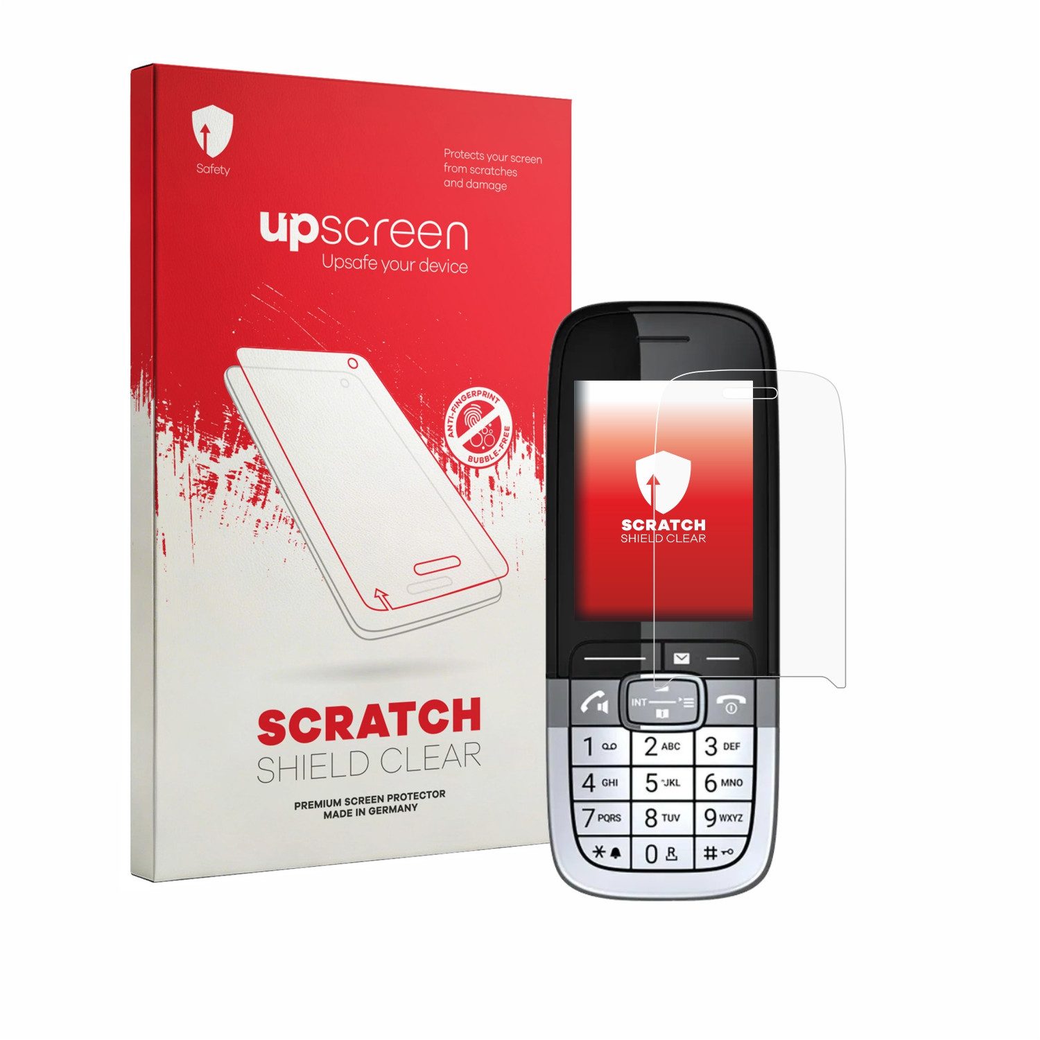 upscreen Displayschutzfolie Schutzfolie für Mitel OpenScape DECT Phone SL7, Displayschutz Schutz Folie Klar Transparent