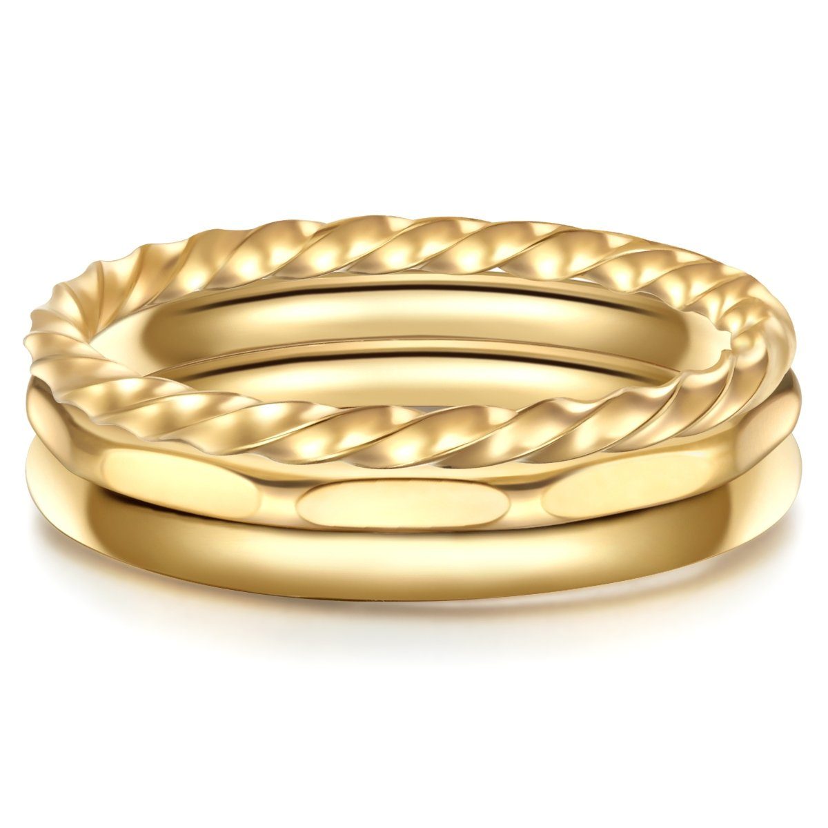Eastside Fingerring gelbgold, aus Edelstahl günstig online kaufen