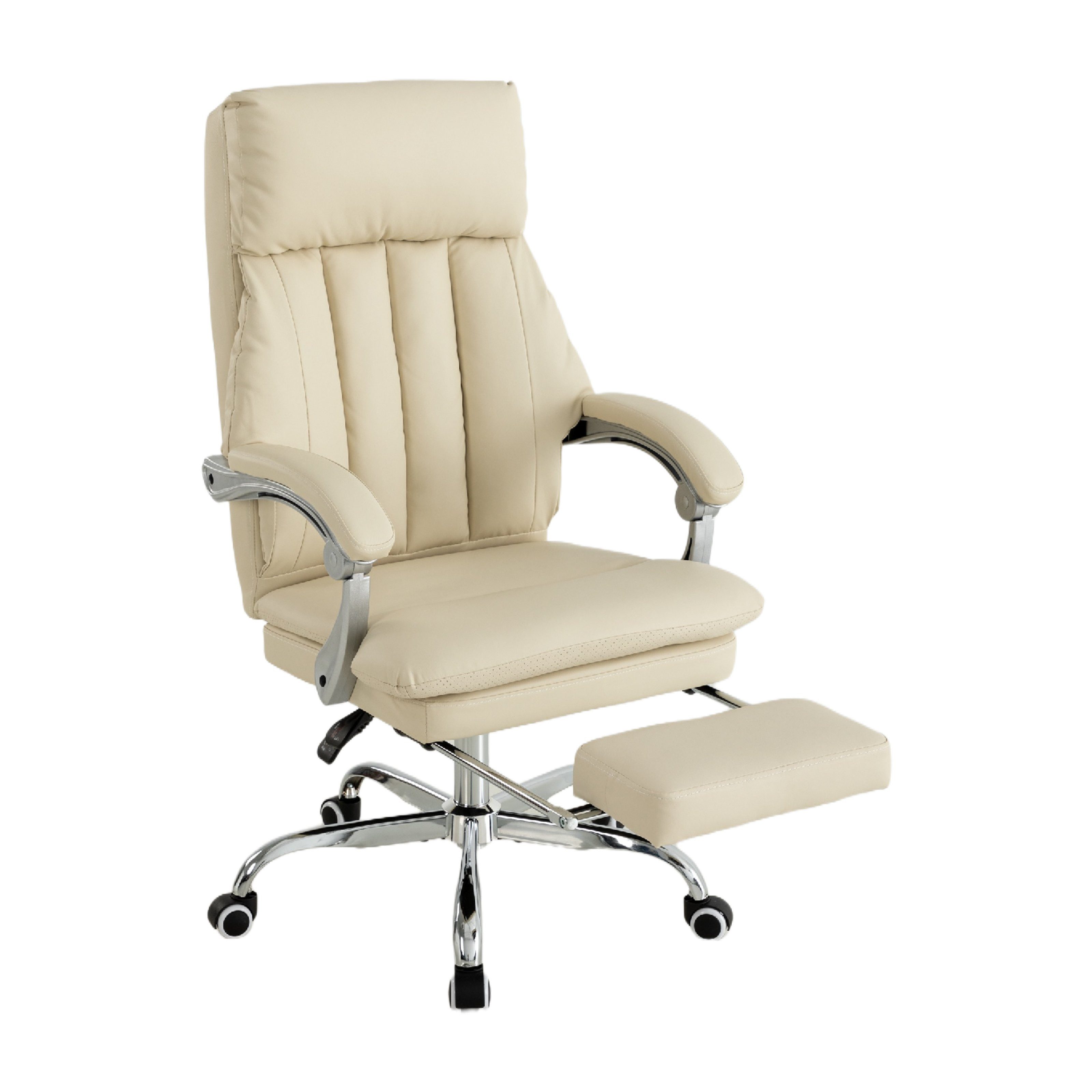Bürostuhl Ergonomisch mit Fußstütze Homeoffice Stuhl Drehstuhl Schreibtischstuhl