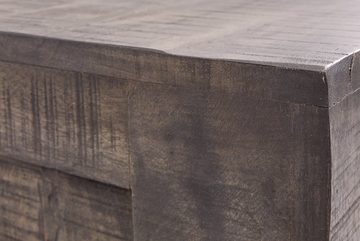 riess-ambiente Lowboard IRON CRAFT 130cm grau, Massivholz · TV-Board · 2 Schubladen · Mangoholz · Wohnzimmer
