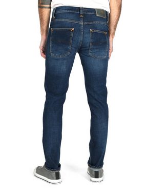 Nudie Jeans Slim-fit-Jeans Stretch Hose aus Bio-Baumwolle - Grim Tim Crosshatch