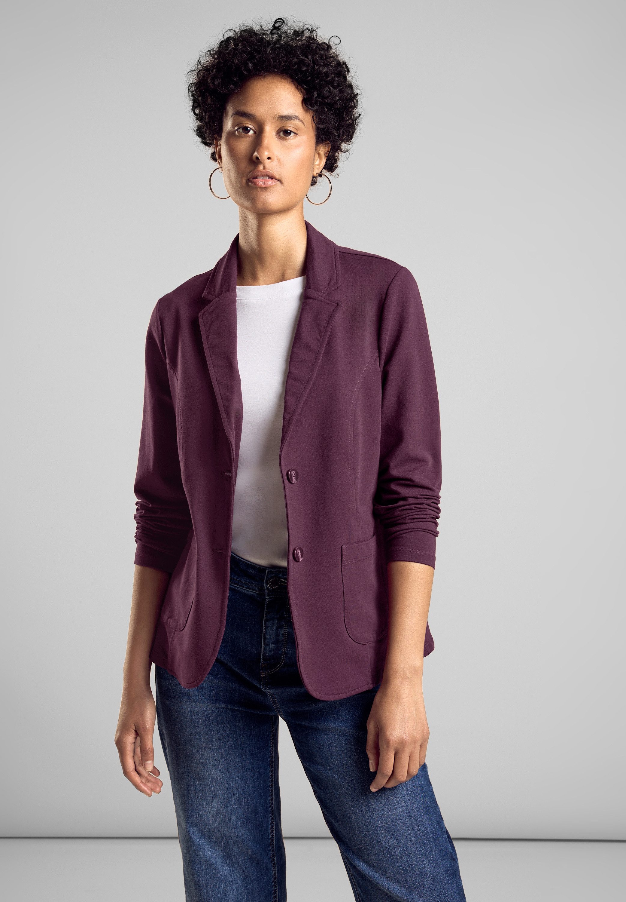 STREET ONE Kurzblazer mit Reverskragen