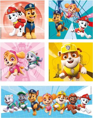 Clementoni® Puzzle Supercolor, PAW Patrol 10 in1, 330 Puzzleteile, Made in Europe; FSC® - schützt Wald - weltweit