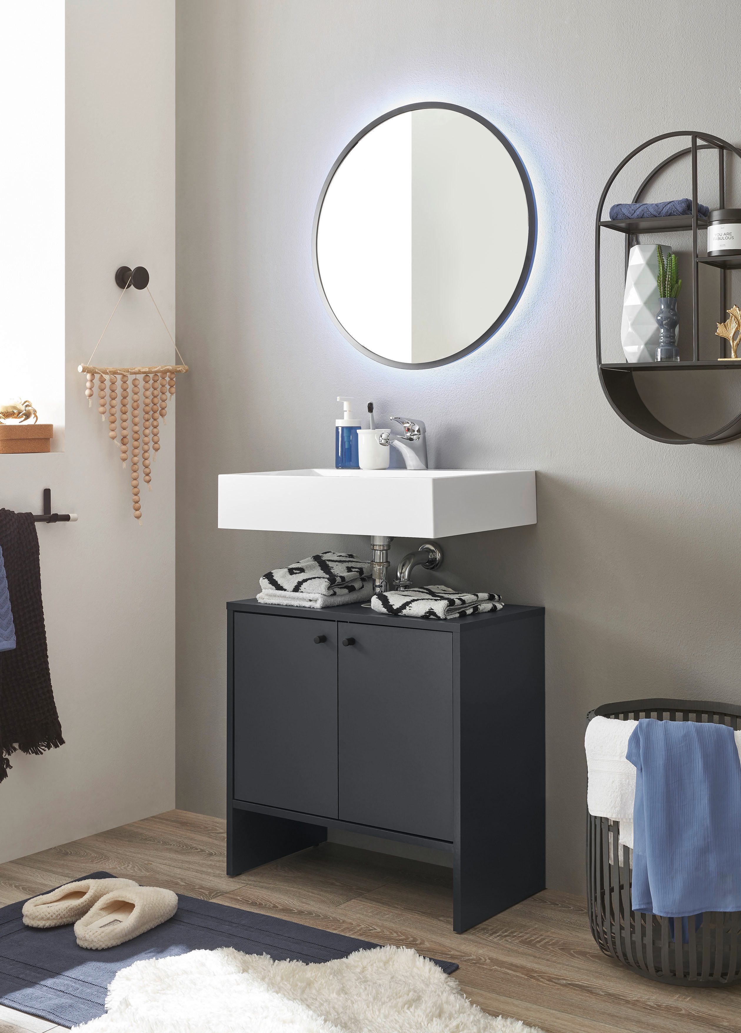 BASIC by Balculina Waschbeckenunterschrank Kairo (1-St) Moderne Farbauswahl günstig online kaufen