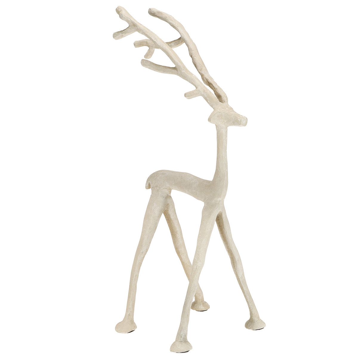Viana Weihnachtsmann Deko Rentier Metallfigur Hirsch Modernes Design Wohnaccessoire