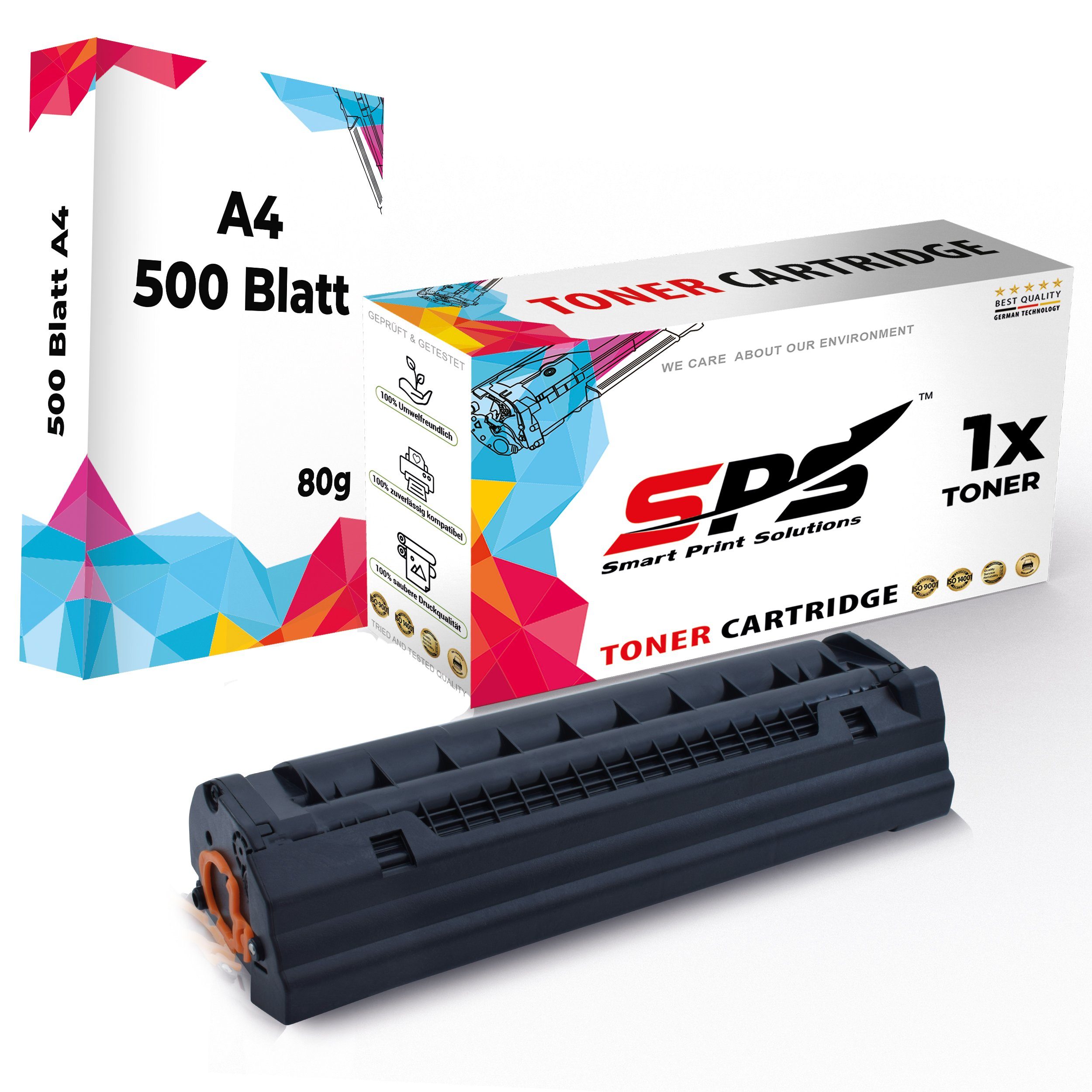 SPS Tonerkartusche Kompatibel für HP Laser MFP 133PN 106A W1106A, (1er Pack + A4 Papier)