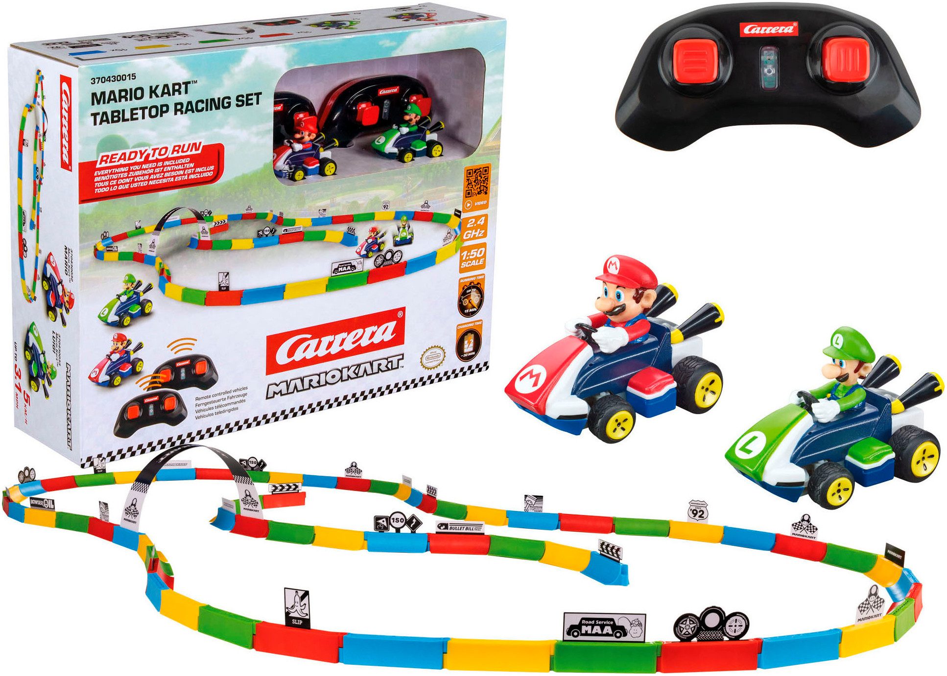 Carrera® RC-Auto Carrera RC Mini RC Mario Kart™ Tabletop Racing Set