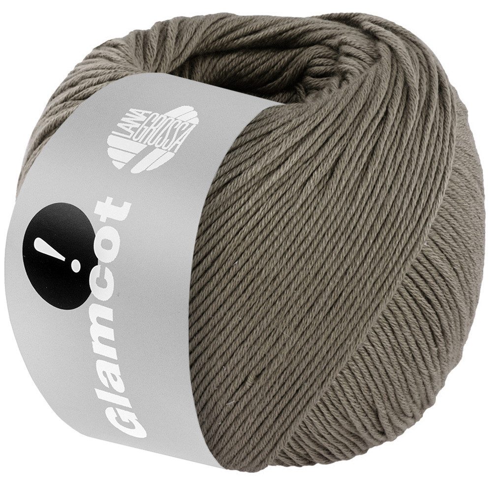 LANA GROSSA GLAMCOT Häkelwolle, 155 m (zart glänzende, multifile Baumwoll-Viskosemischung), 50 g