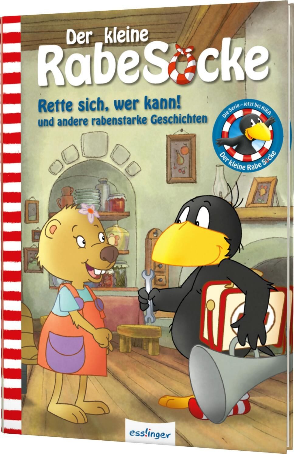 Kinderbuch Der kleine Rabe Socke: Rette sich, wer kann! und andere rabenstarke Ge Nele Moost