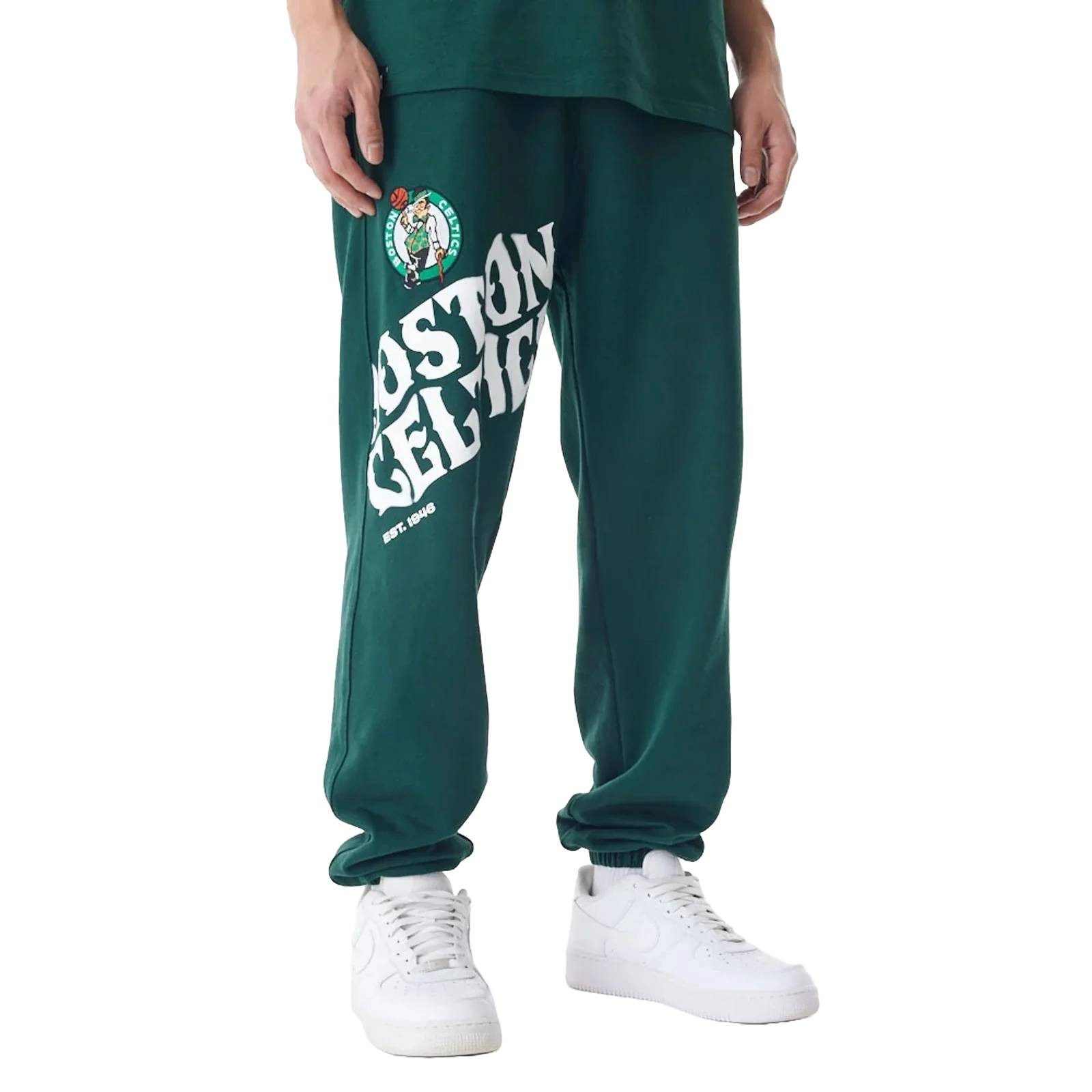 Jogginghose Hose New Era NBA Graphic Boston Celtics