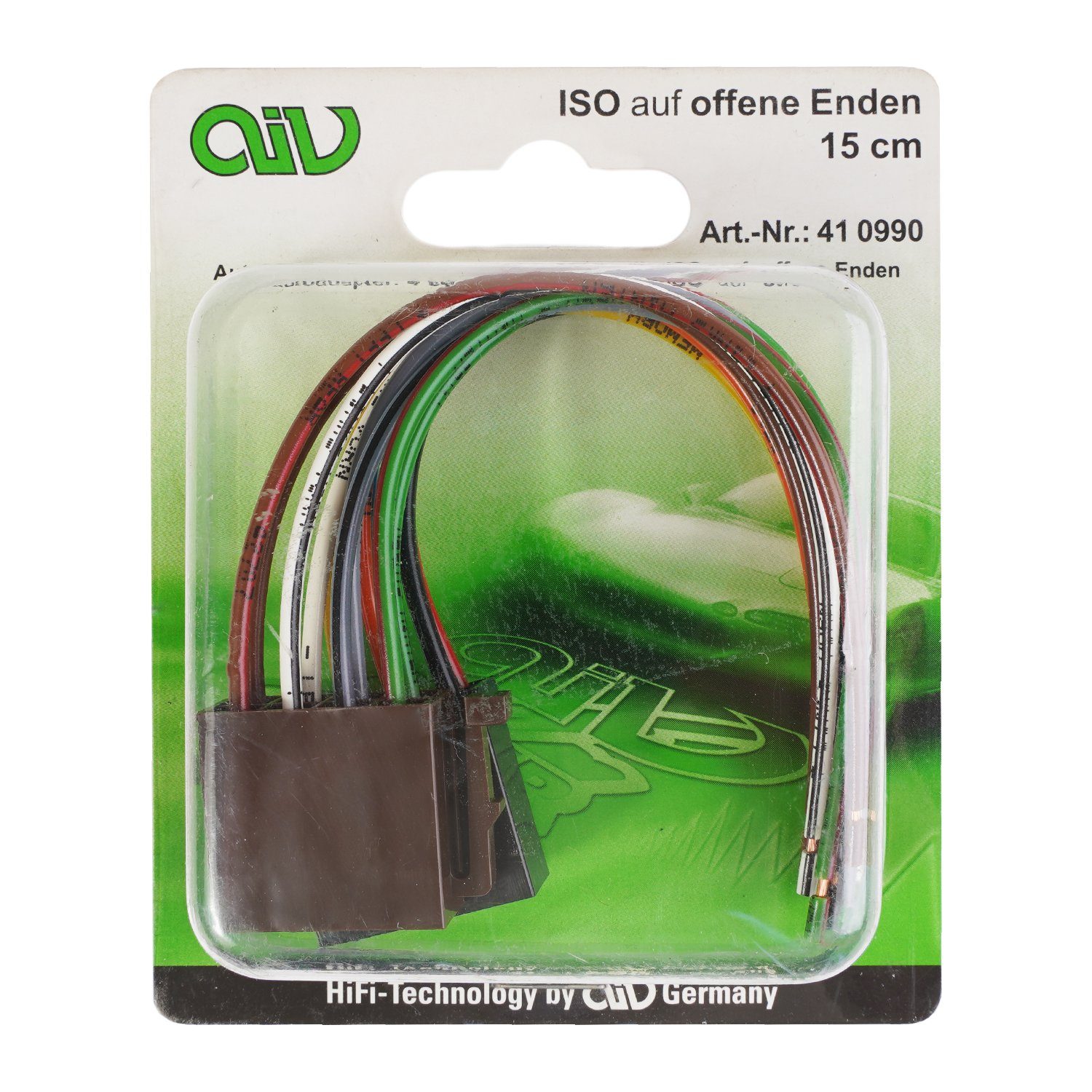 AIV Auto-Adapter ISO Auto-Radio ISO zu Auto-Radio mit OEM Autoradio-Adapter ISO Hersteller, OEM Einbau Universal Adapter-Kabel Verkablung,