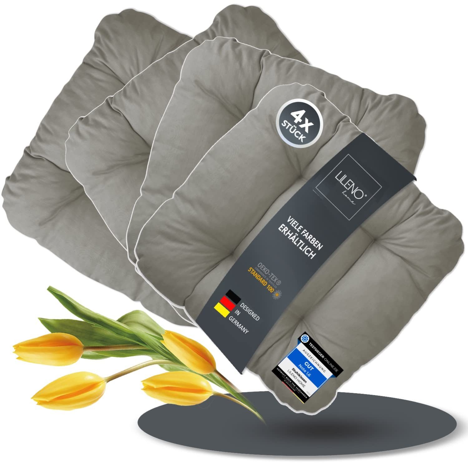 LILENO HOME Stuhlkissen Sitzkissen für Gartenstuhl, günstig online kaufen