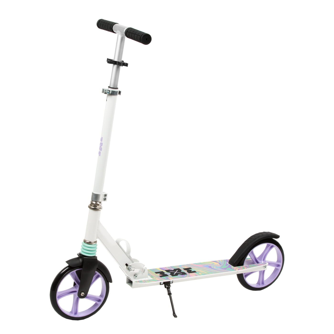 COIL Cityroller Kinderoller, Scooter, Faltbarer, Kinderscooter, Höhenverstellbar, 15 km/h, ABEC-7-Lager, Räder mit 20 cm Durchmesser, klappbares Bein, Fußbremse
