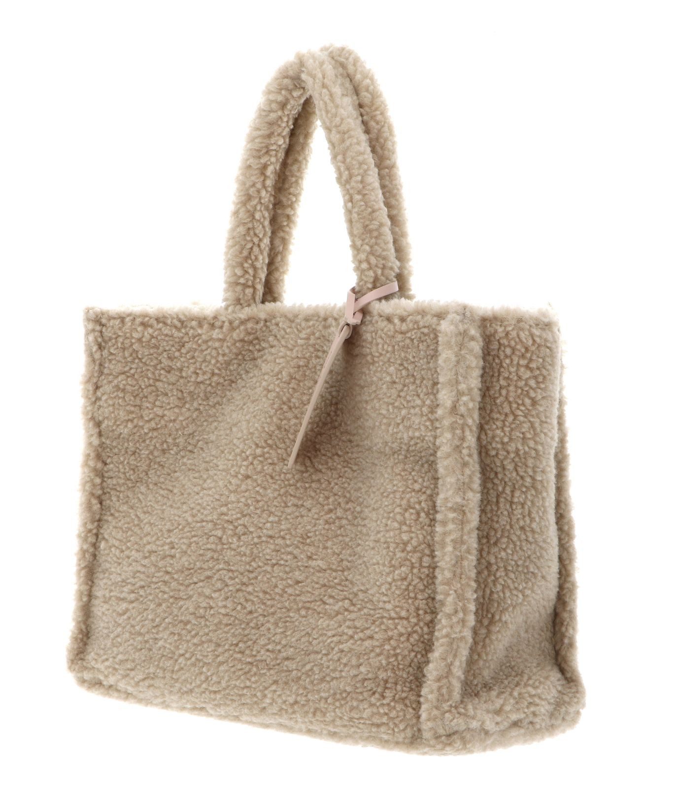 COCCINELLE Schultertasche Eco Shearling Grained Leather Shoulder Bag günstig online kaufen
