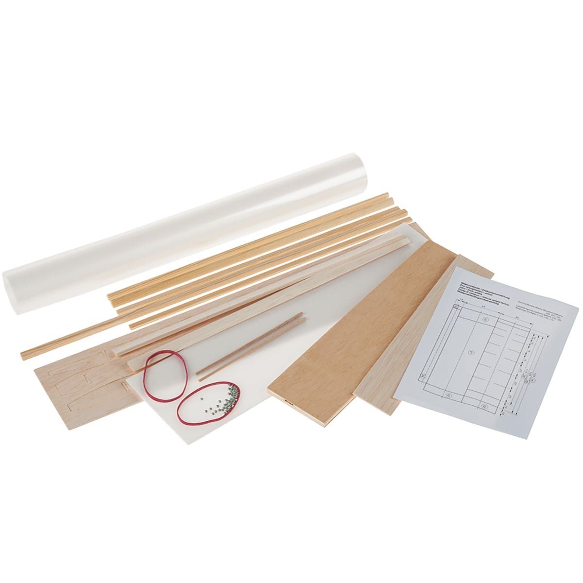 matches21 HOME & HOBBY Holzbausatz „Segelflieger Flyer 2“ Modell Bastelset Holzbaukasten