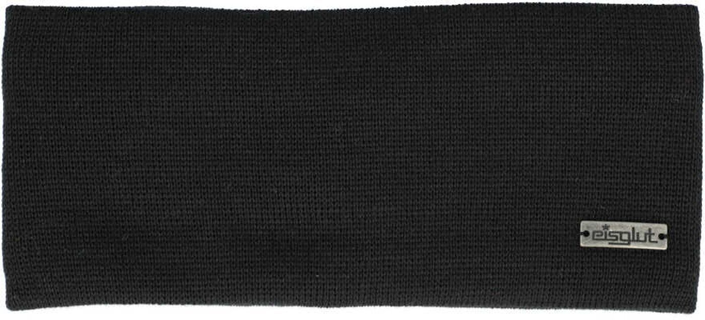 Eisglut Stirnband Firsta Merino 11 SCHWARZ