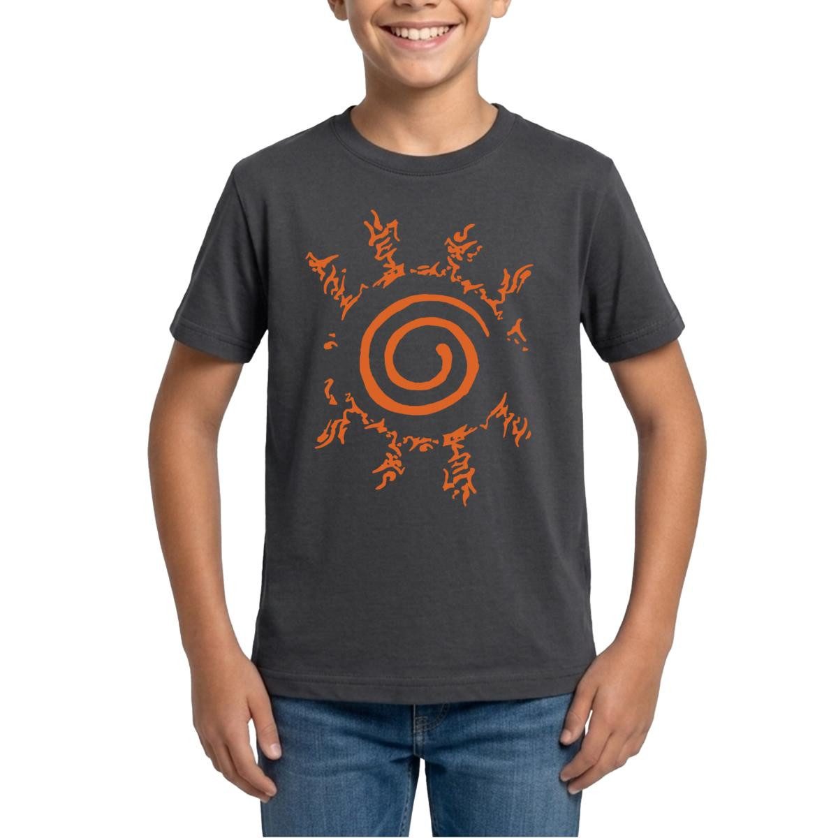 T-Shirt Naruto Shippuden Symbol Hakke No Fuuin Shiki Teenager T-Shirt