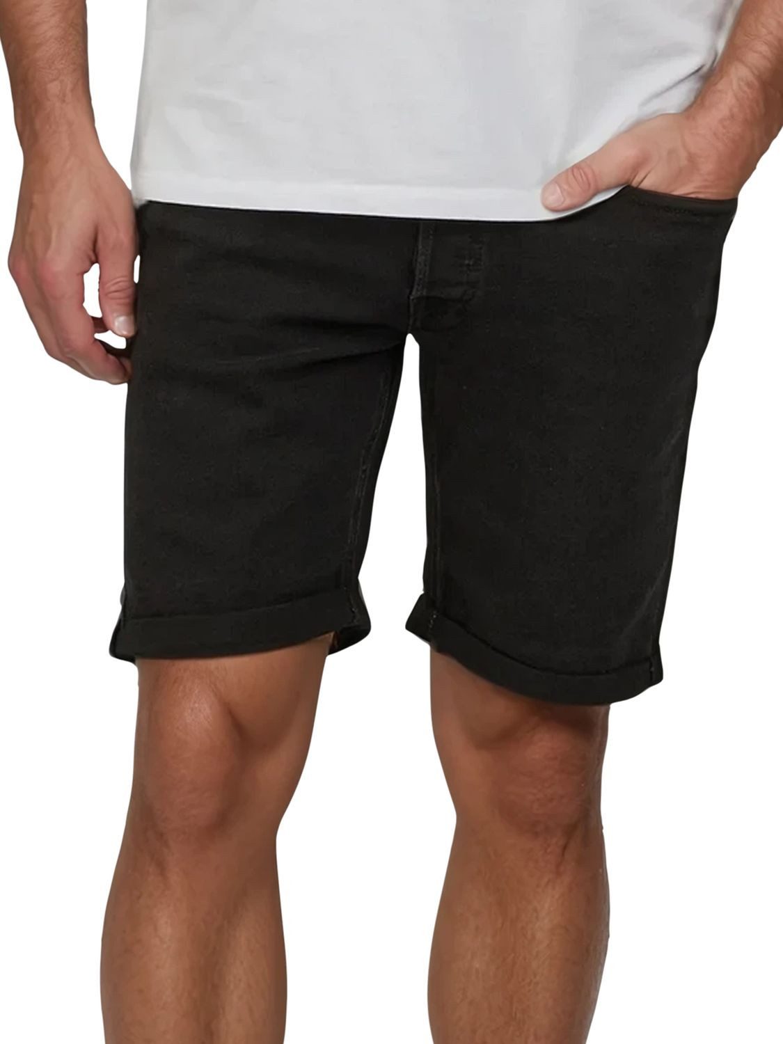 Jack & Jones Jeansshorts Herren Shorts JJIRICK Regular Fit Bermudashorts mit Stretch