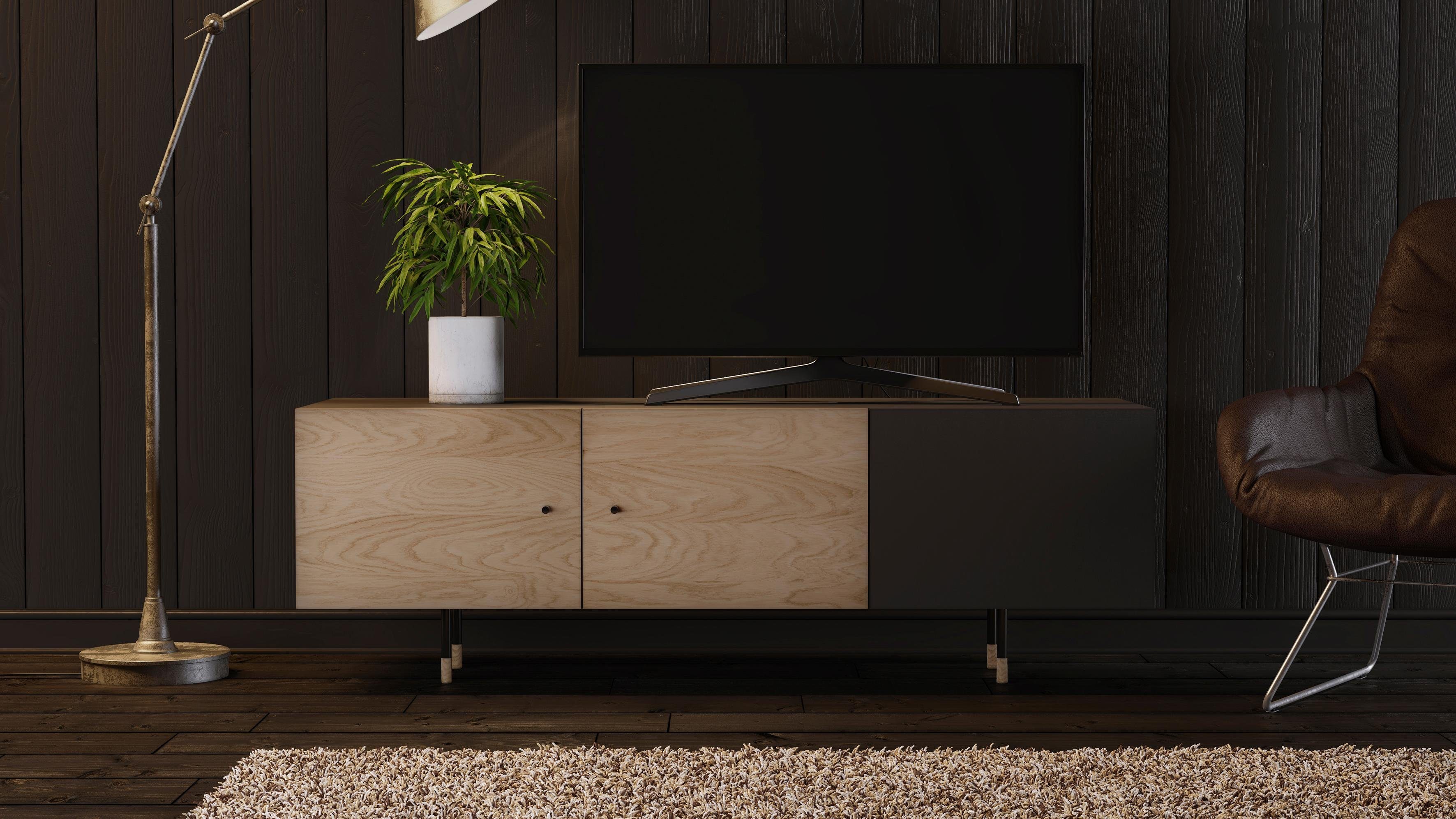 Woodman TV-Board Jugend TV-Kommode, mit Soft Close Funktion, Breite 150 cm, FSC®