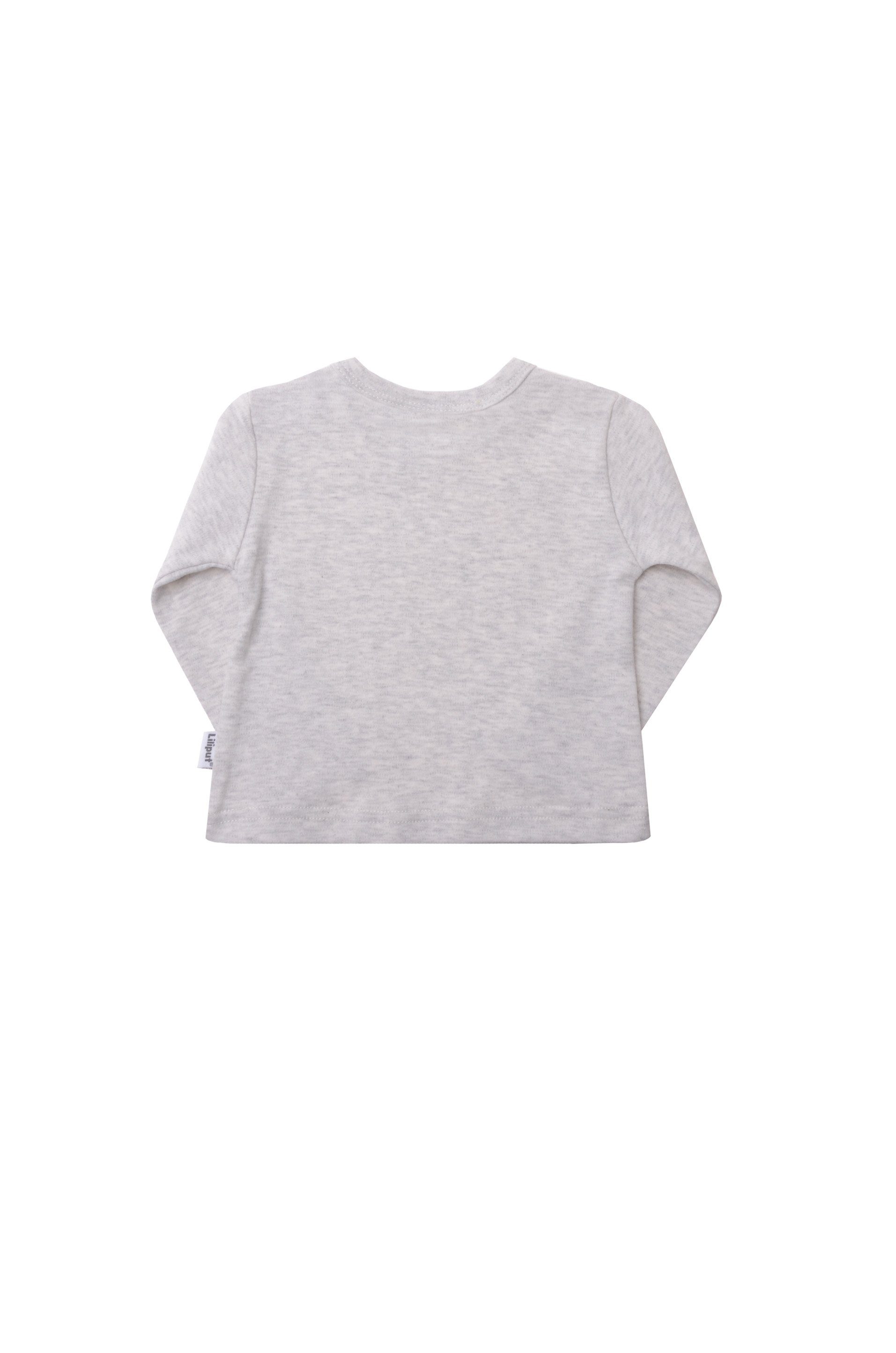 Liliput Langarmshirt grau melange mit praktischen günstig online kaufen