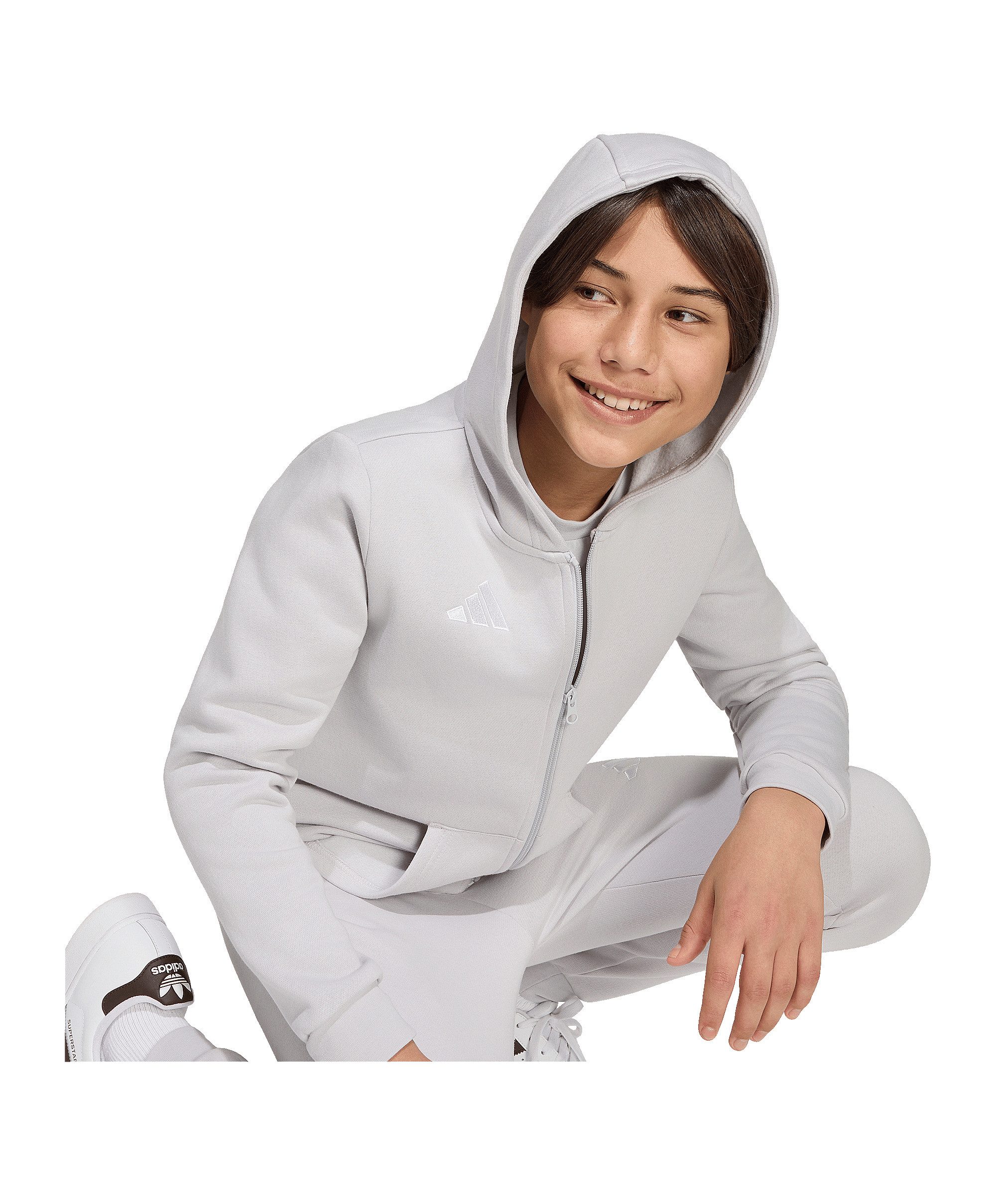 adidas Performance Sweatjacke adidas Performance Entrada26 Kapuzenjacke Kids Baumwolle – Bild 5 von 5