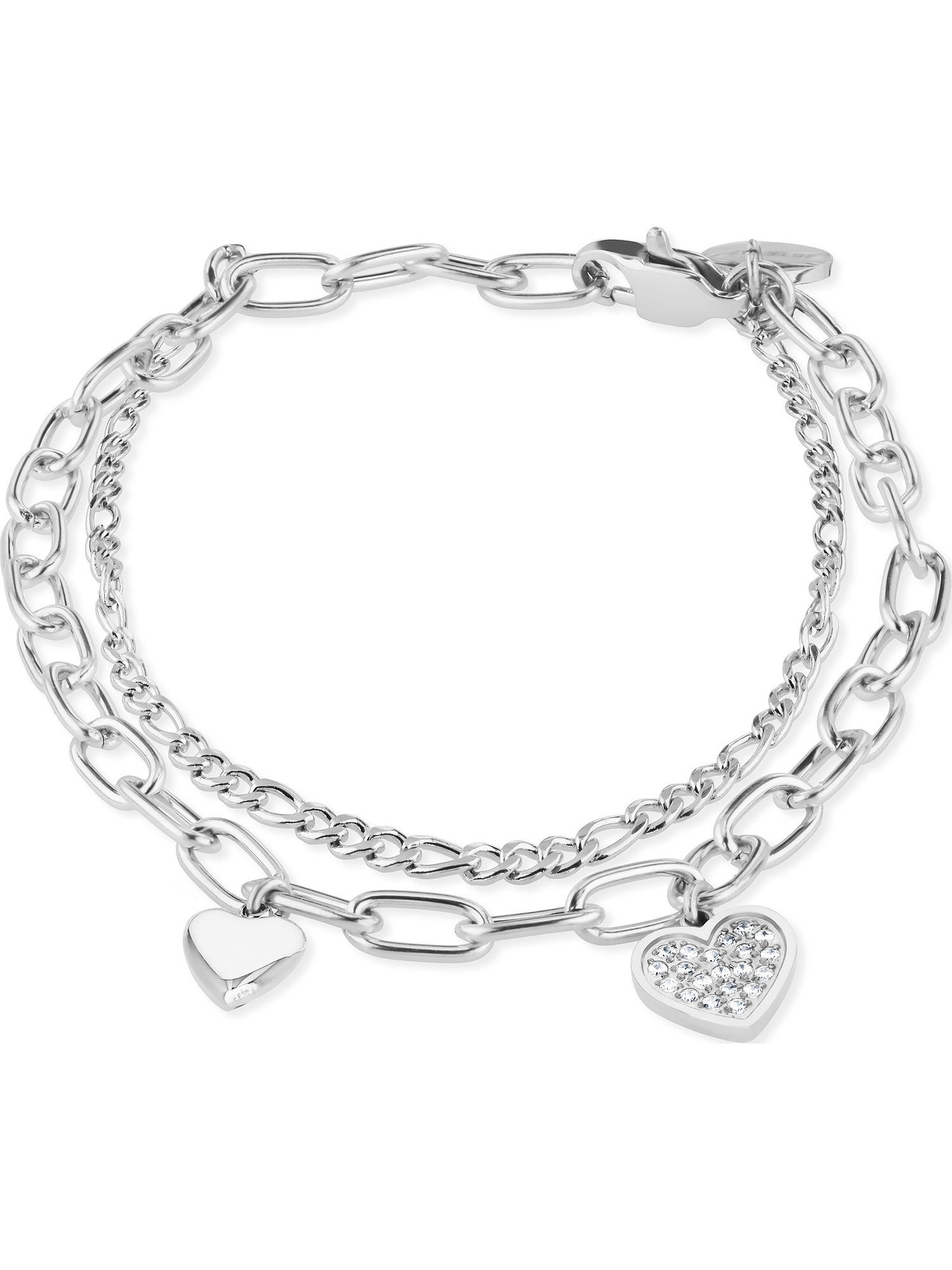 GUIDO MARIA KRETSCHMER Edelstahlarmband GMK Damen-Armband Edelstahl 20 Zirkonia