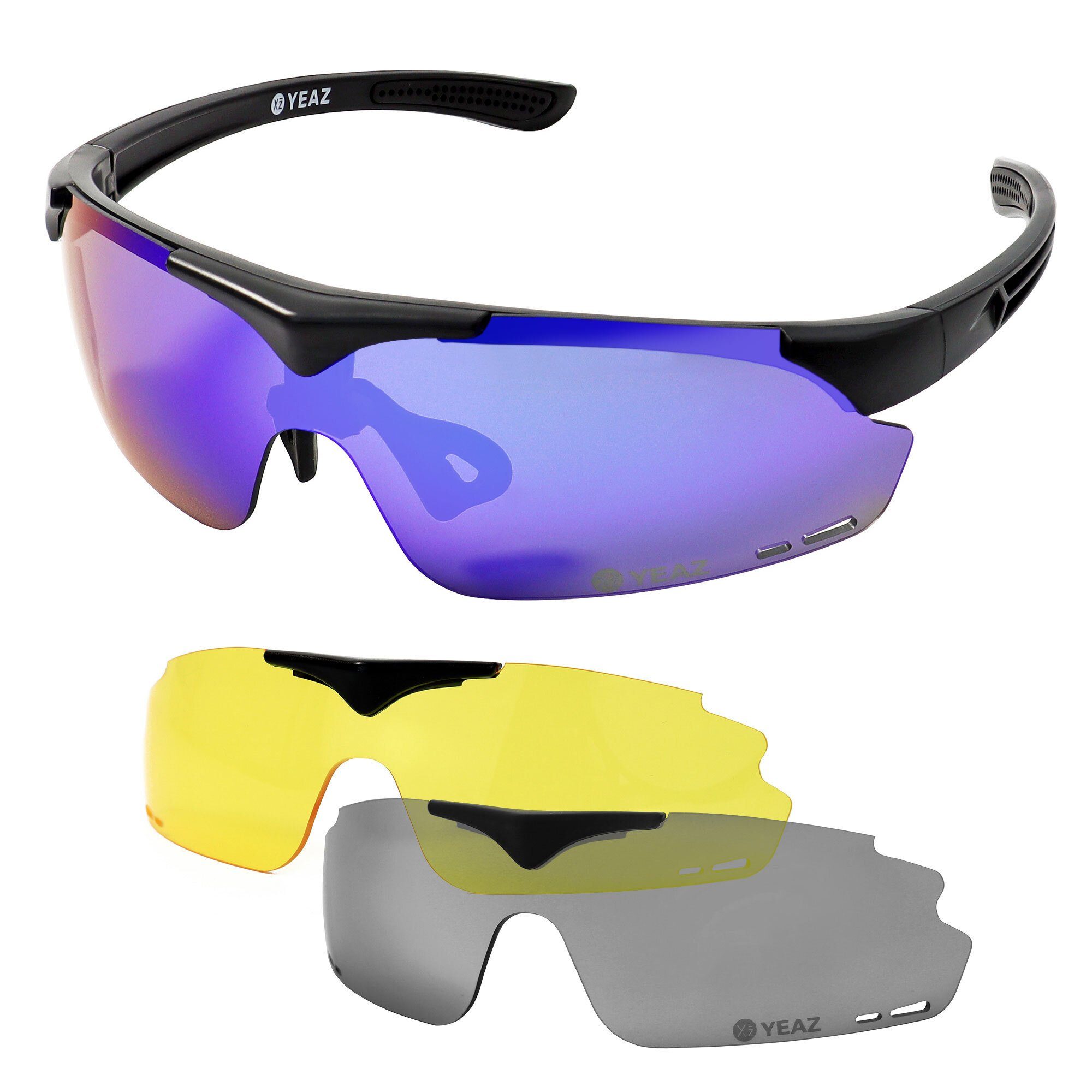 Magnetsystem Sport-Sonnenbrille magnet-sport-sonnenbrille, mit SUNUP set Sportbrille YEAZ