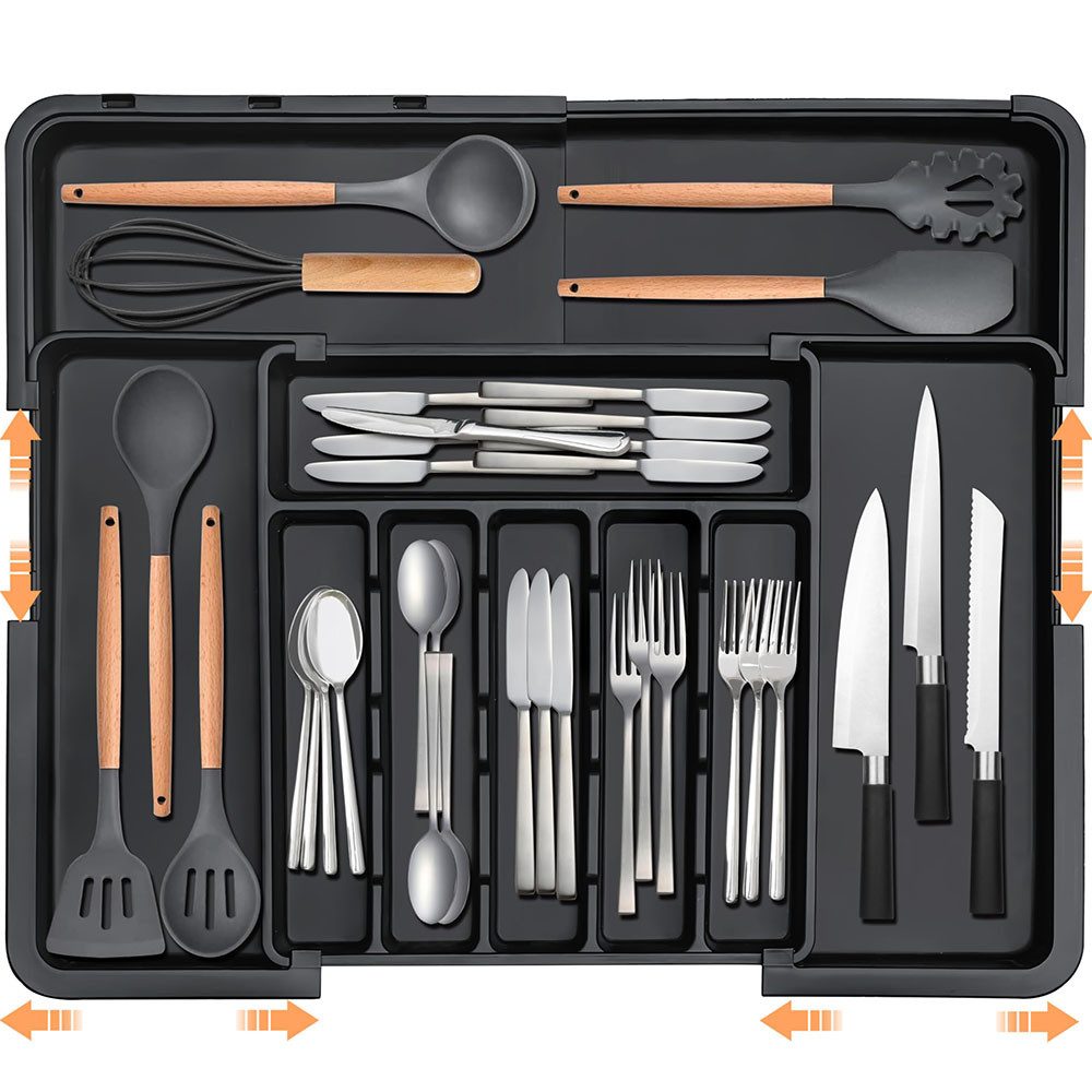 FOUORTUNATE-BEE Besteckhalter Erweiterbar Besteckkasten für Schubladen, (Ab günstig online kaufen