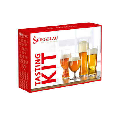 SPIEGELAU Gläser-Set Beer Classics Tasting Kit 4er Set, Kristallglas