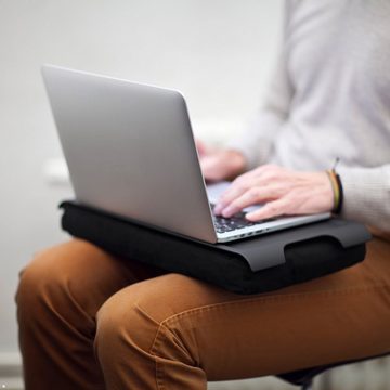 Bosign Laptop Tablett Mini Laptray, Kunststoff, Baumwolle