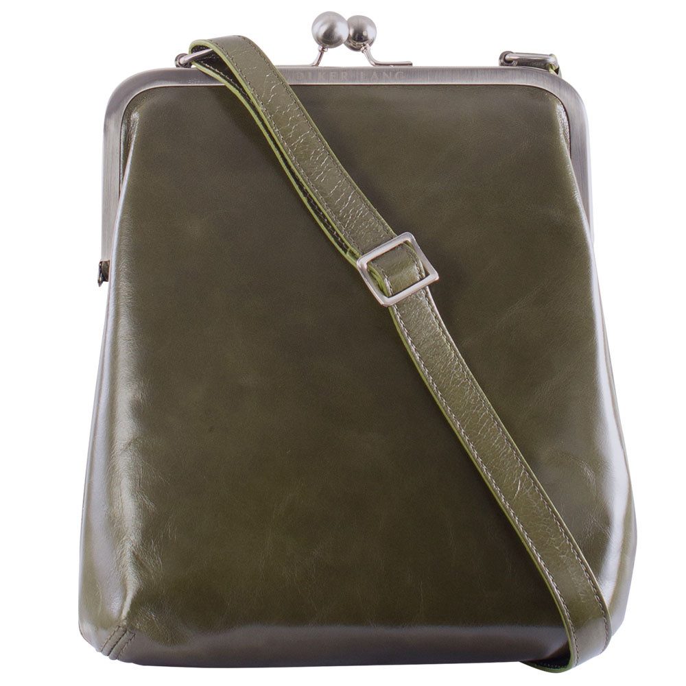 VOLKER LANG Schultertasche LOLA  Elegante Damen Bügeltasche aus italienisch günstig online kaufen