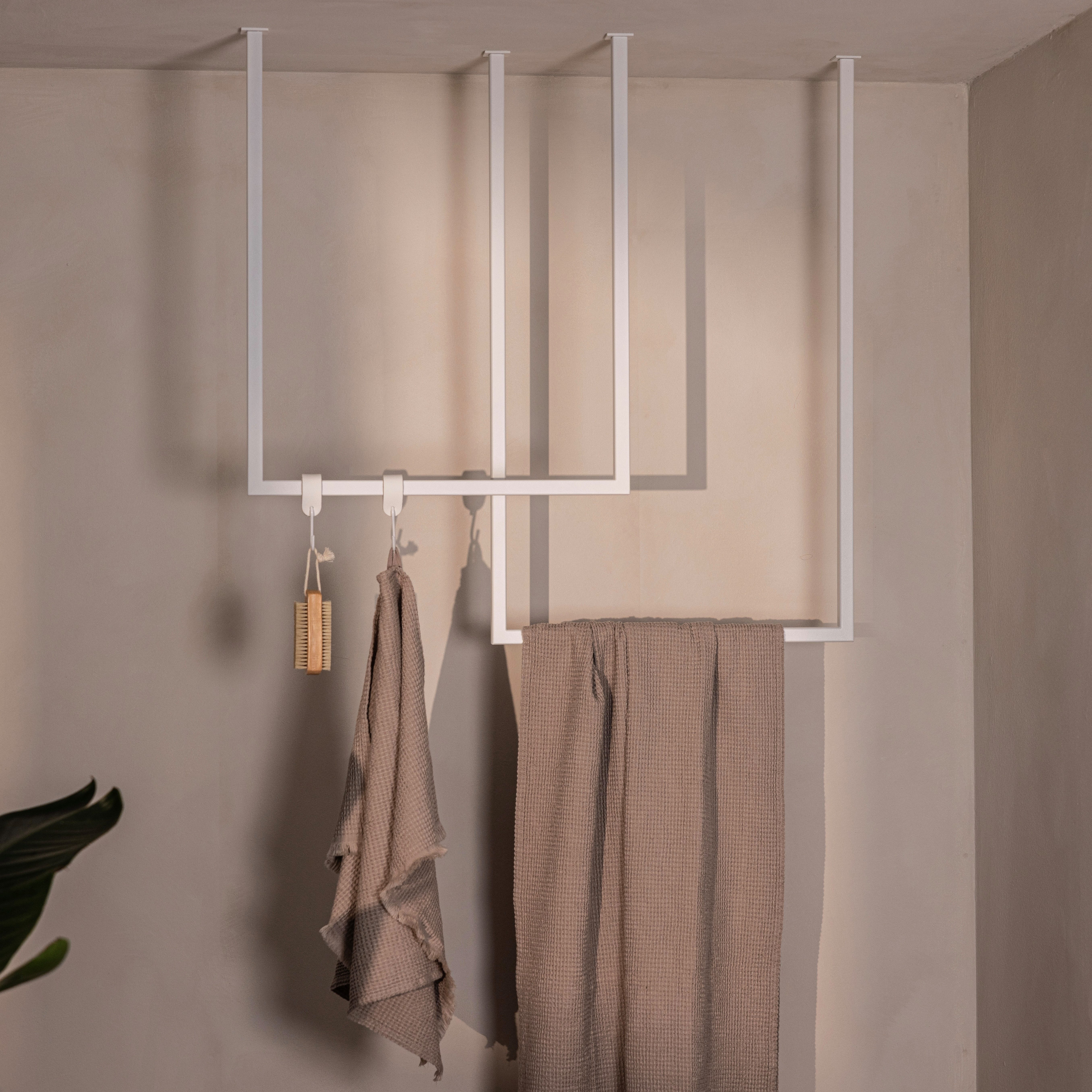 Metallbude Handtuchhalter TENSI 2er Set, Deckenmontage, pulverbeschichtet, günstig online kaufen