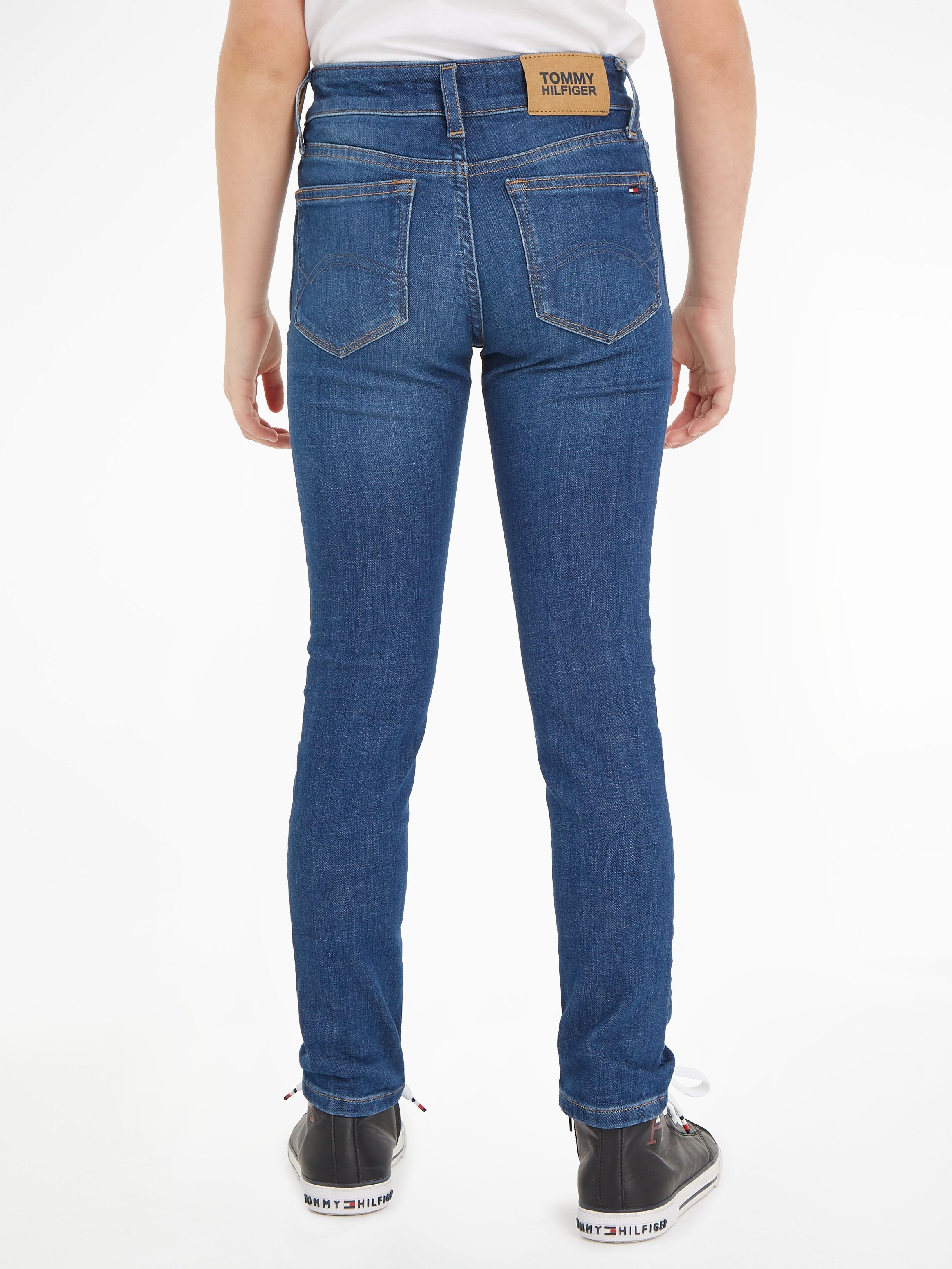 Tommy Hilfiger Slim-fit-Jeans NORA DARK WASH in blauer Waschung