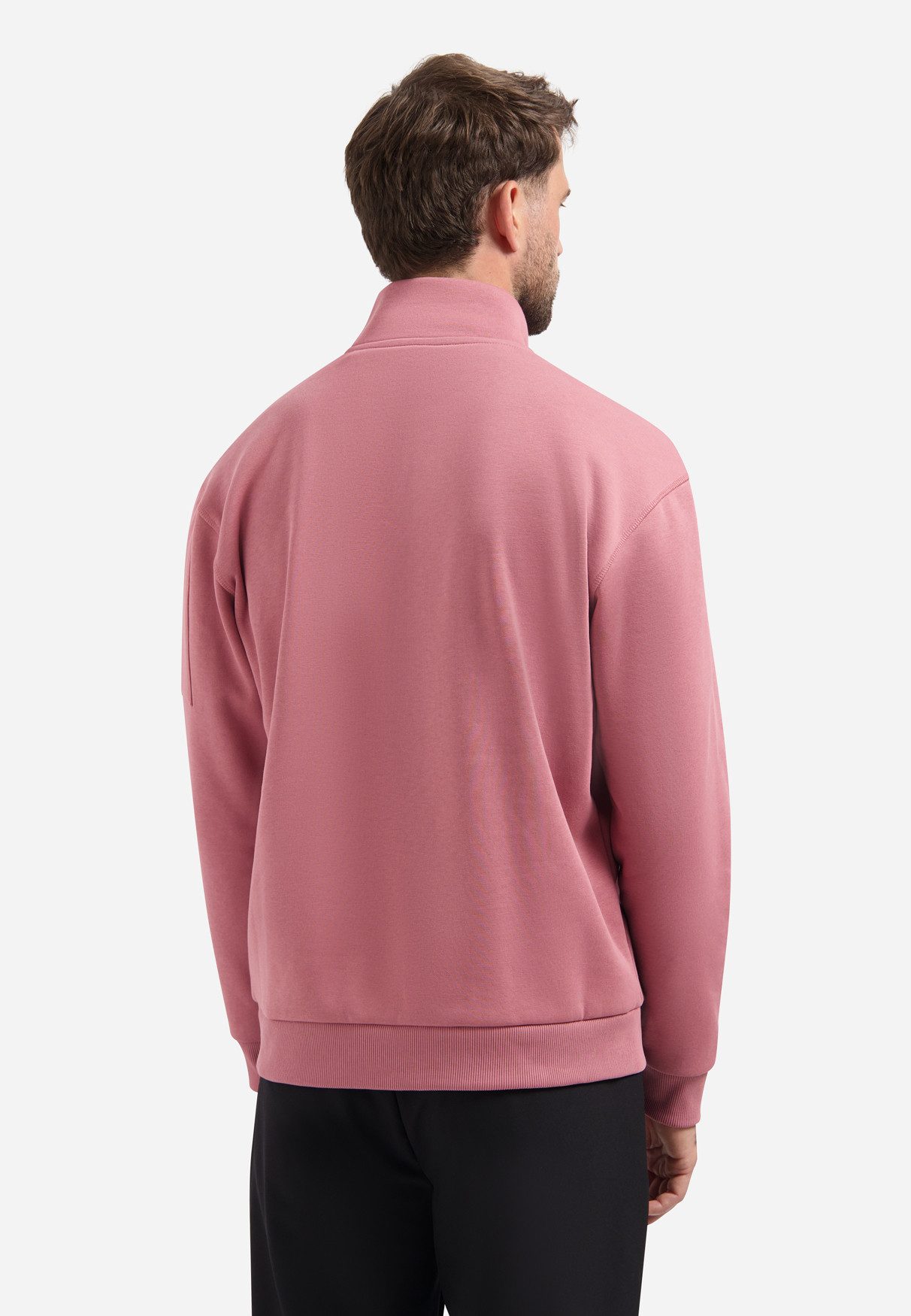 NO EXCESS Sweatshirt Sweater mit Stehkragen - Regular Fit