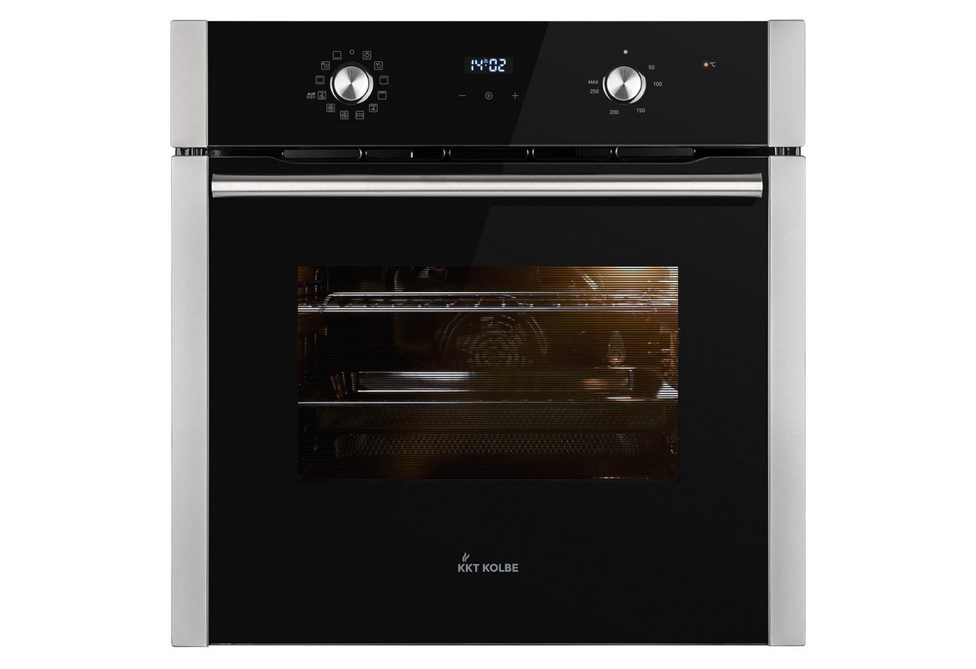 KKT KOLBE Einbaubackofen Backofen Elektroherd BO8810SS, DampfClean, 60 cm / Einbauherd / Kochmulde / Heißluft / AirFry / Katalyse