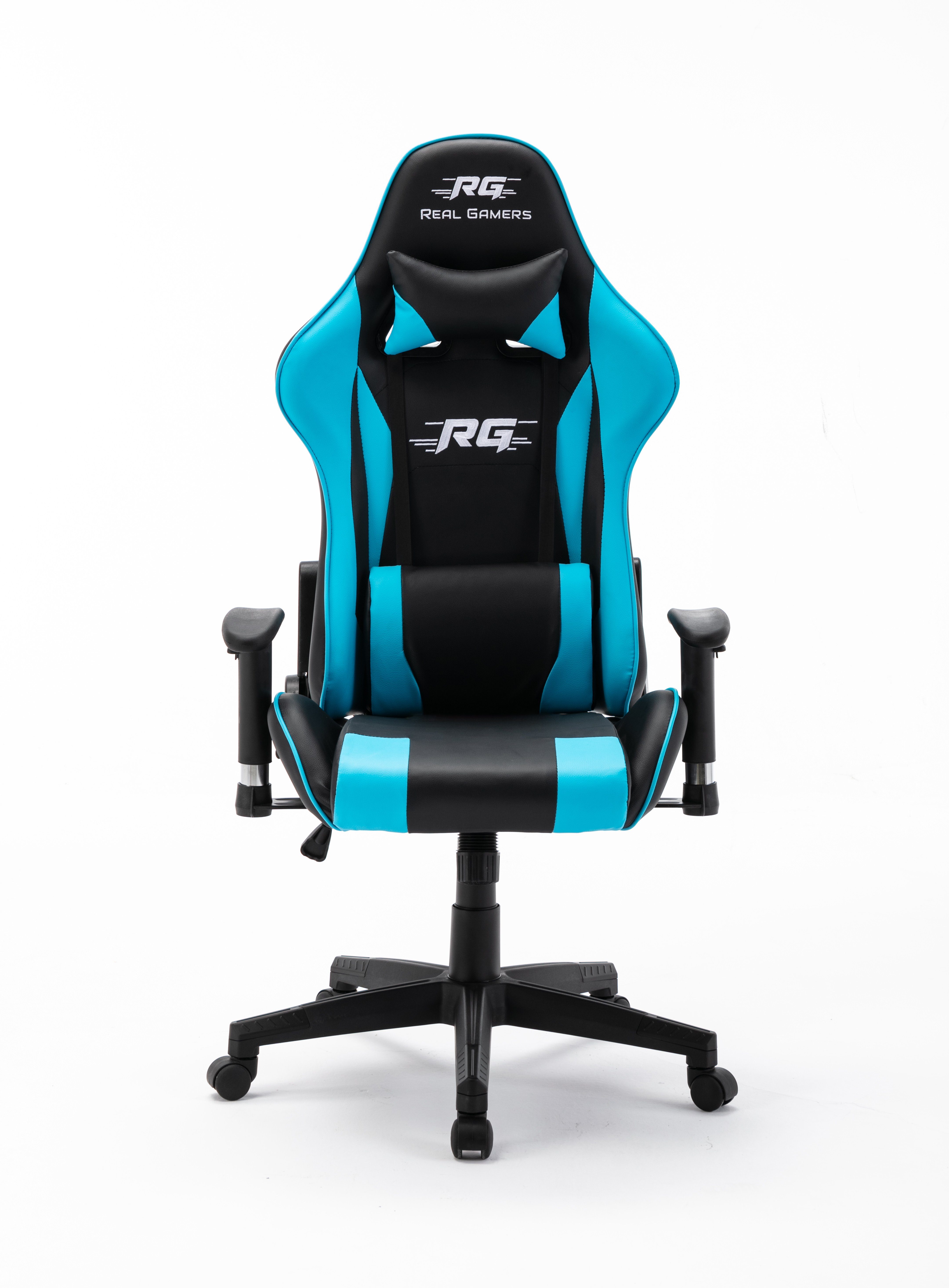 ebuy24 Gaming-Stuhl »Real Gamers Pro Gaming Stuhl schwarz, blau.«
