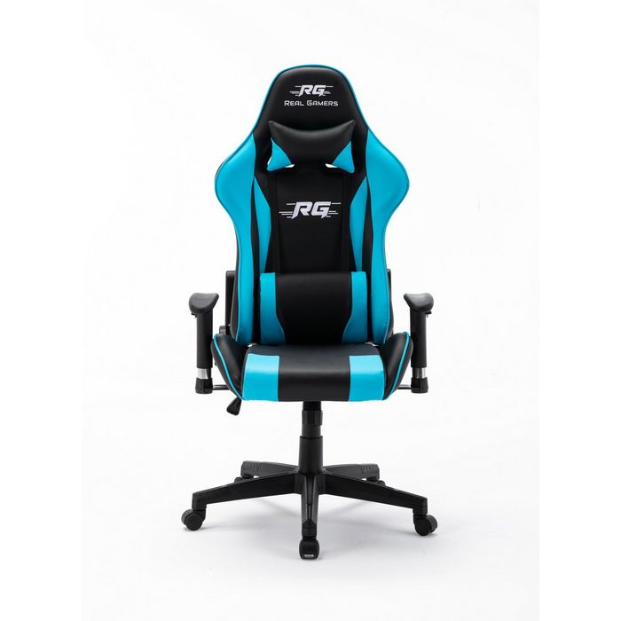 ebuy24 Gaming-Stuhl Real Gamers Pro Gaming Stuhl schwarz blau.