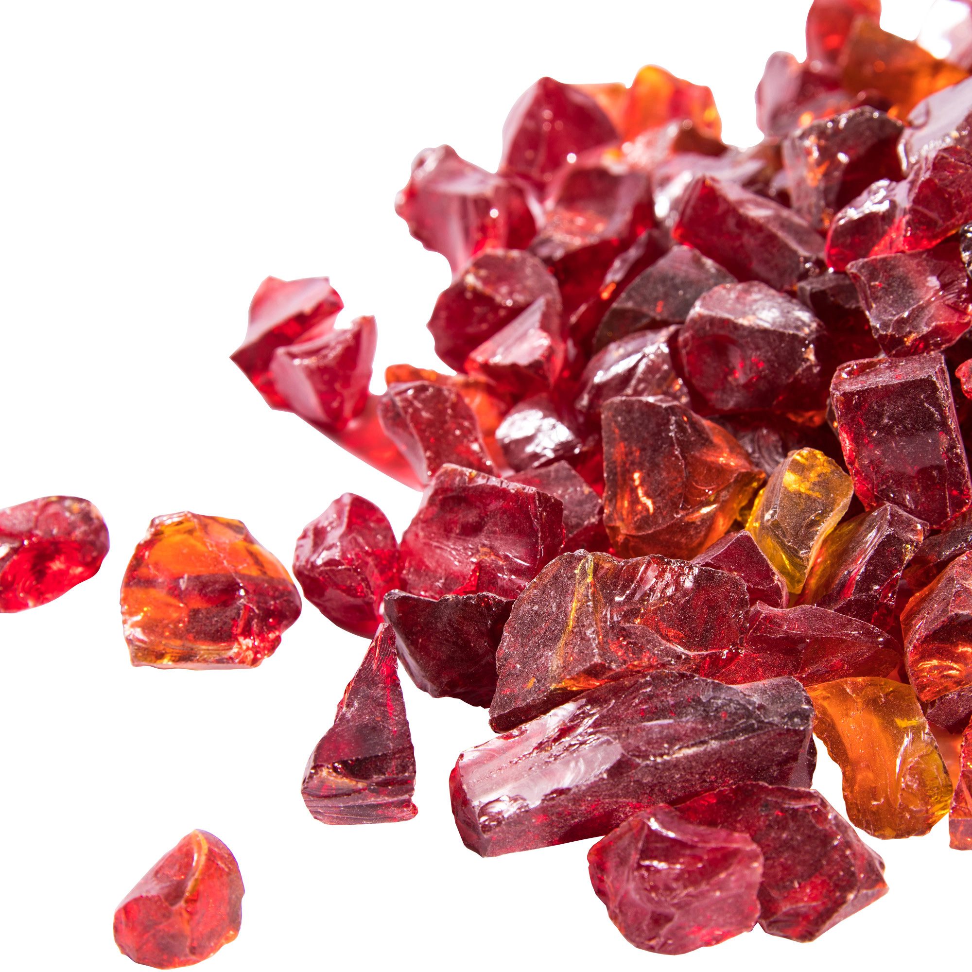 Teamson Home Feuerschale 4 kg Lavasteine für Gas-Feuerstellen im Freien