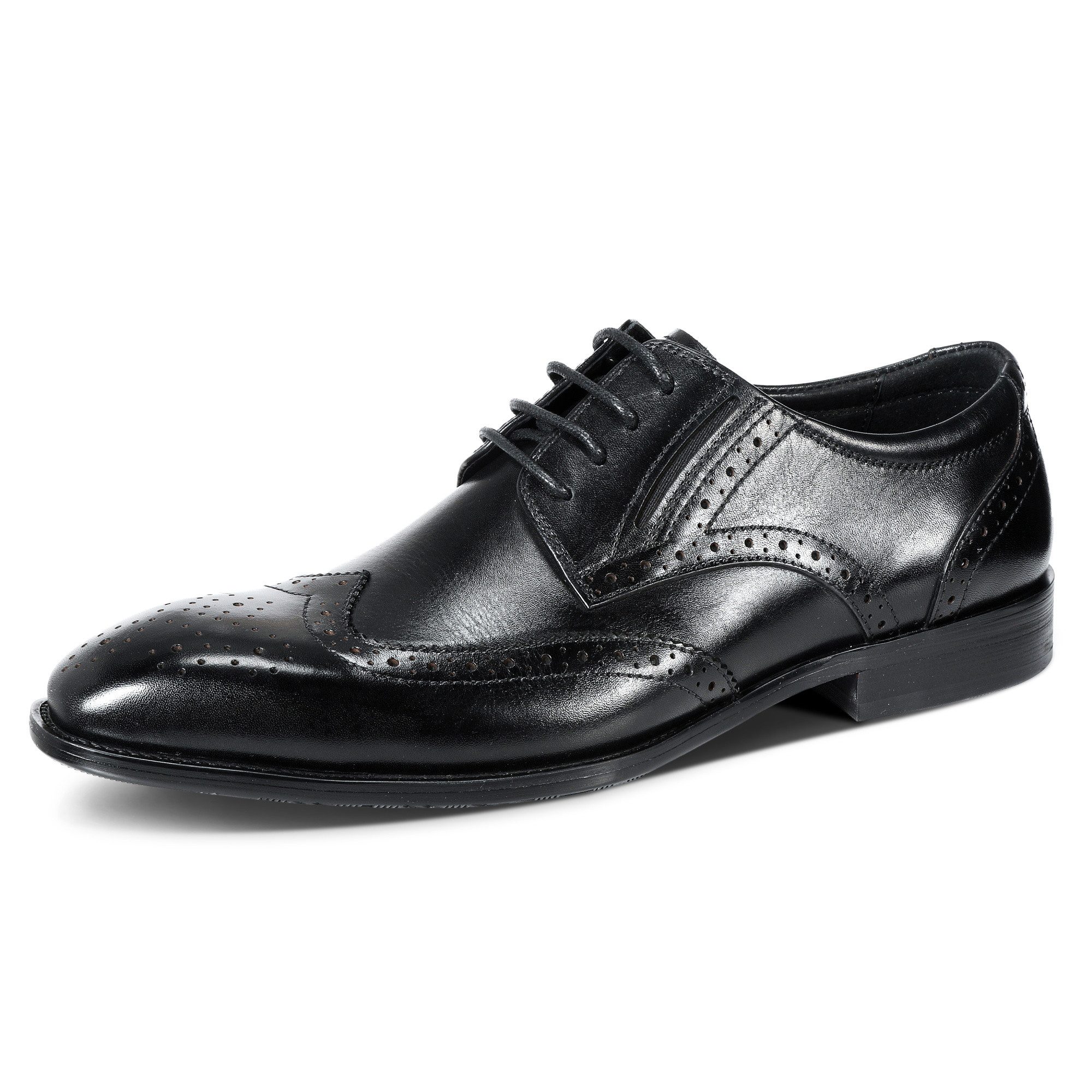 Allthemen Schnürschuh mit geschnitzten Mustern Businessschuh günstig online kaufen