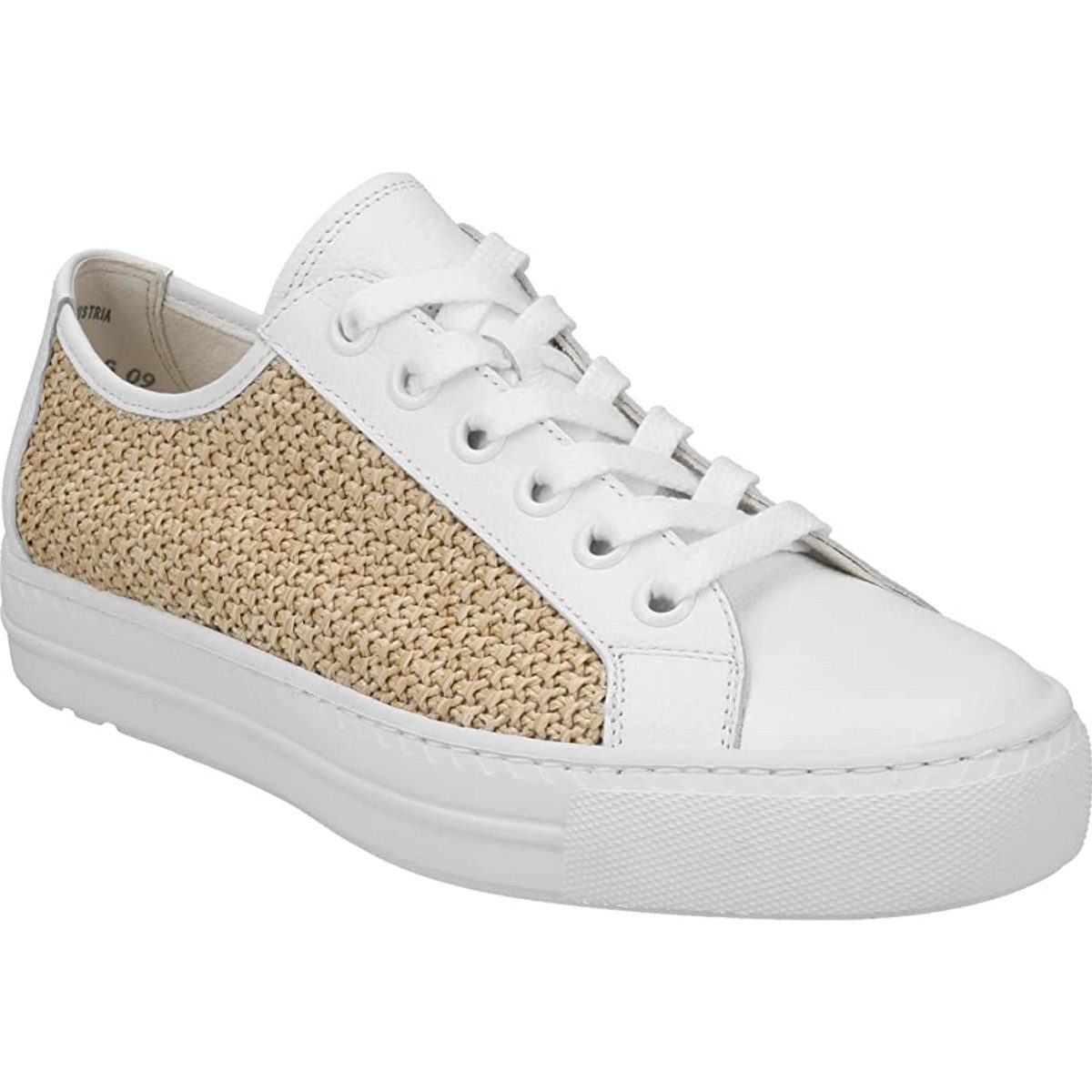 Freizeit Schnürer für Damen in weiß Sneaker