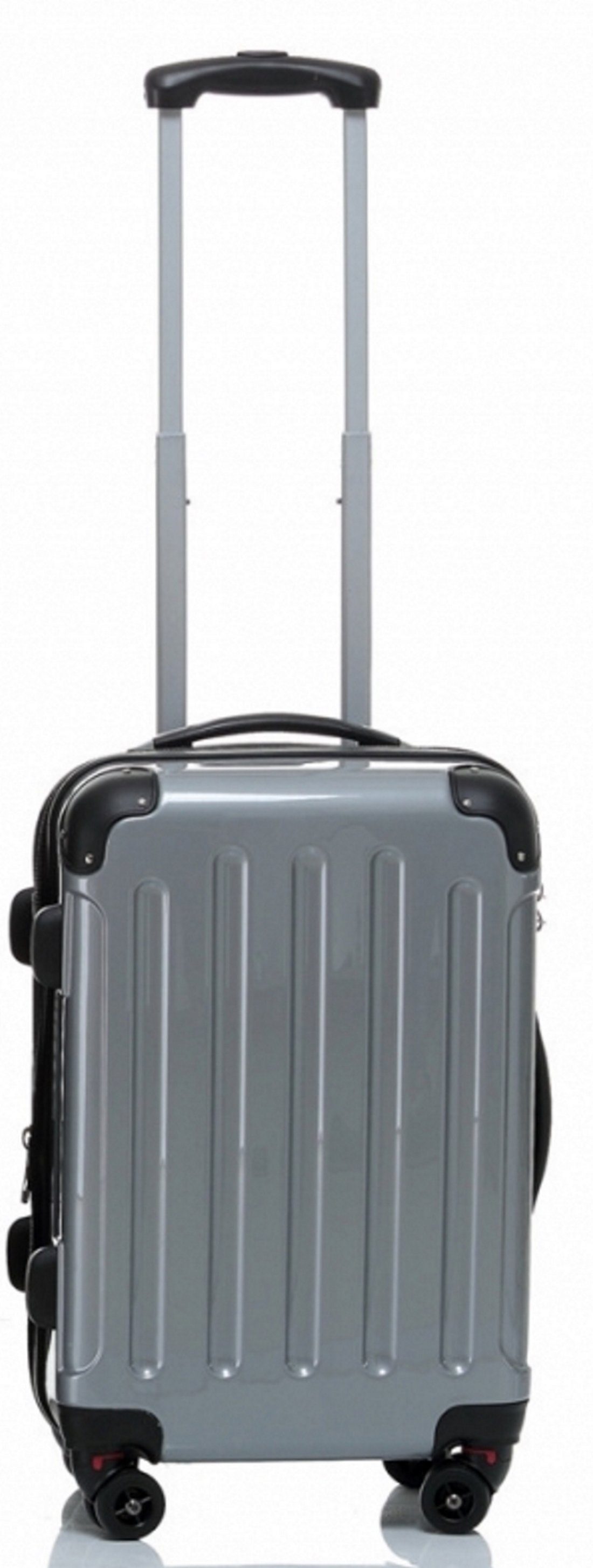 Beibye Trolleyset 2-teilig 65 + 55 cm, 4 Doppel-Rollen, Dehnfalte, div. Farben