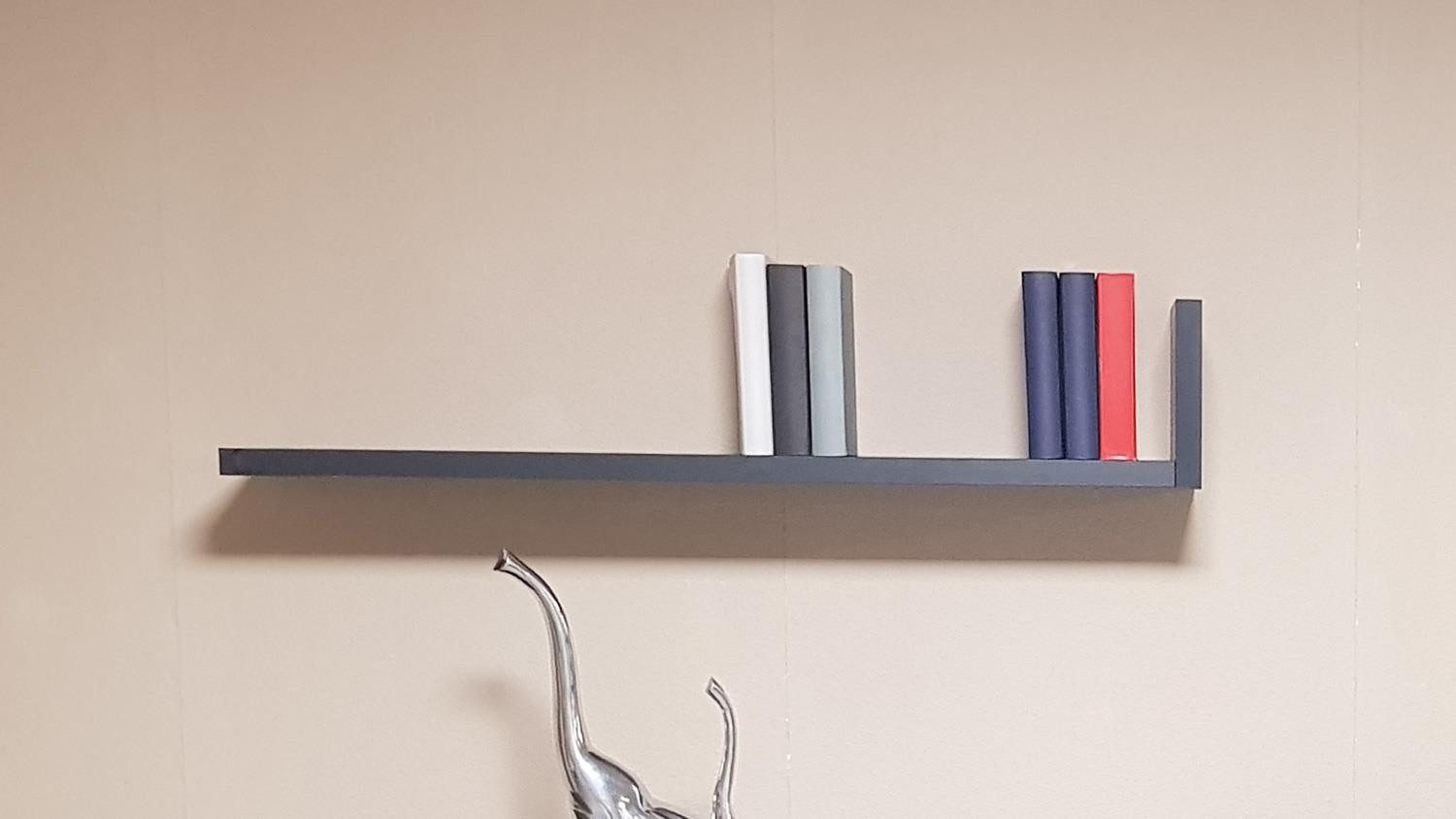 Bega Consult Wandboard Wandboard Bright Wandregal graphit mit 1 Ablage Länge 100 cm