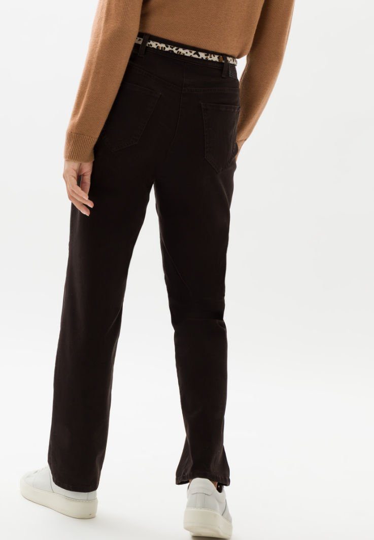 RAPHAELA CORRY Style 5-Pocket-Hose by dunkelbraun BRAX