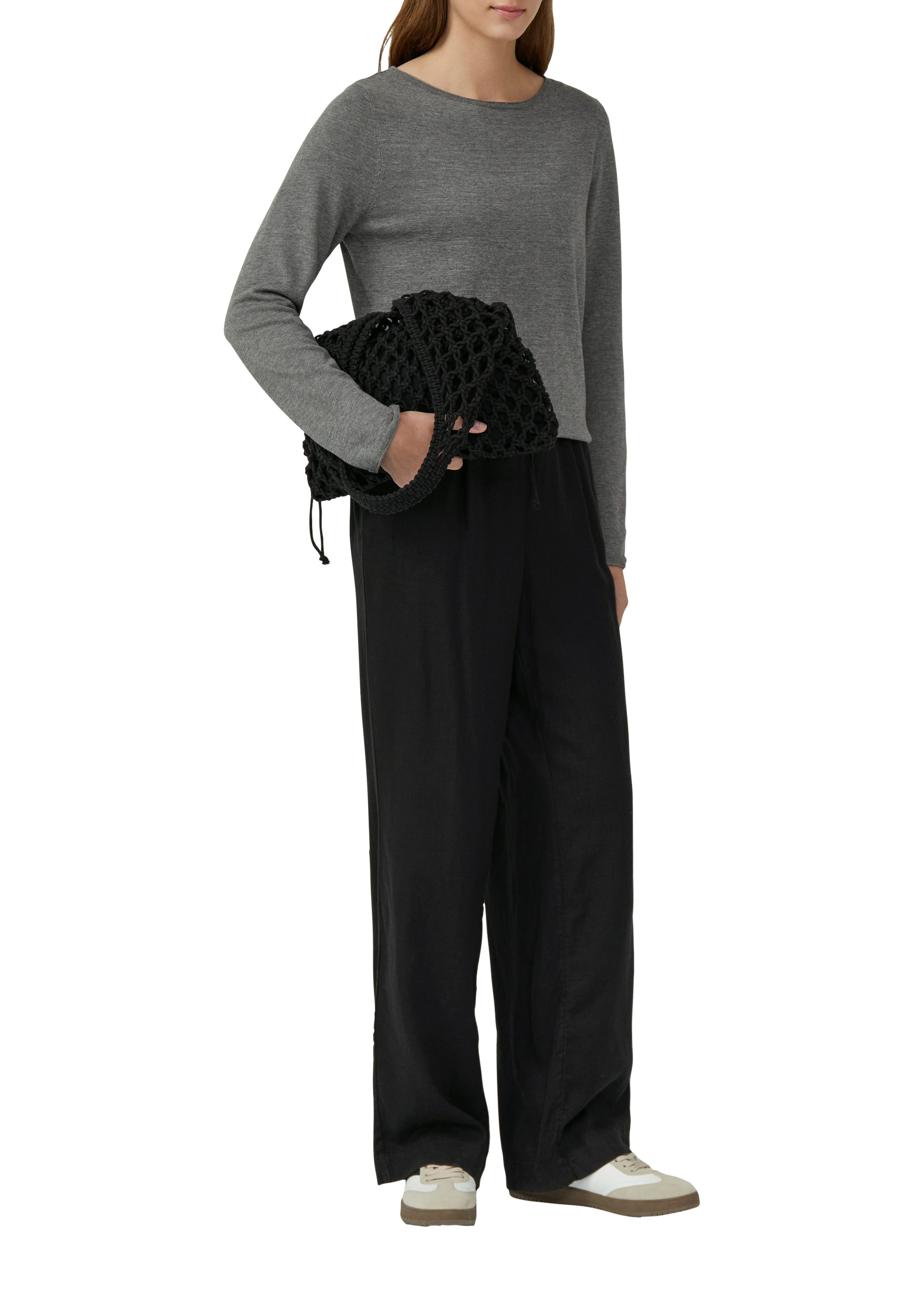 s.Oliver Langarmshirt mit Rollkanten günstig online kaufen