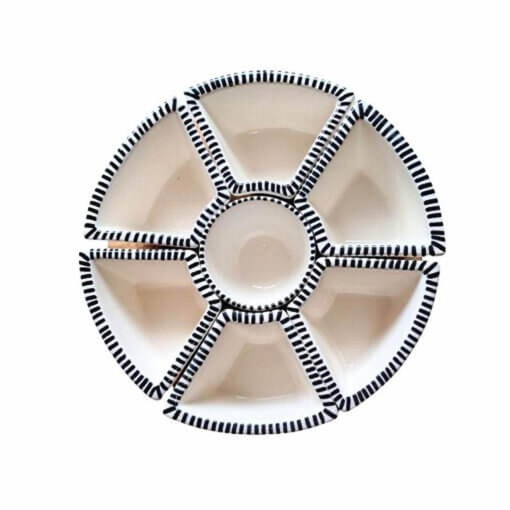 The Twinning Company Geschirr-Set Tapas Set - Blanca, Keramik